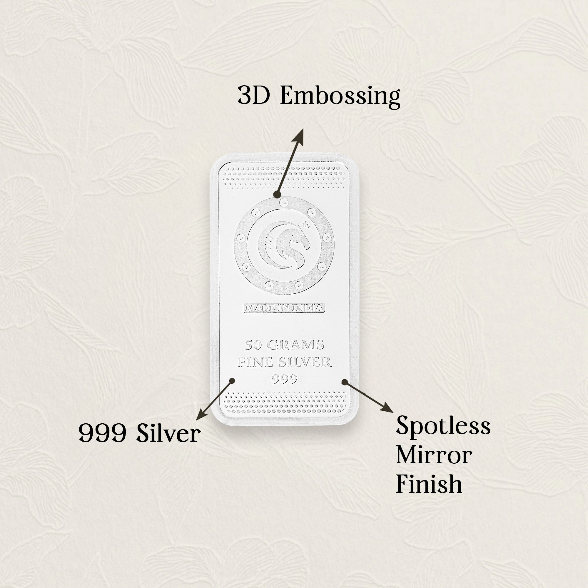 999 Silver Banyan Tree Bar 50g