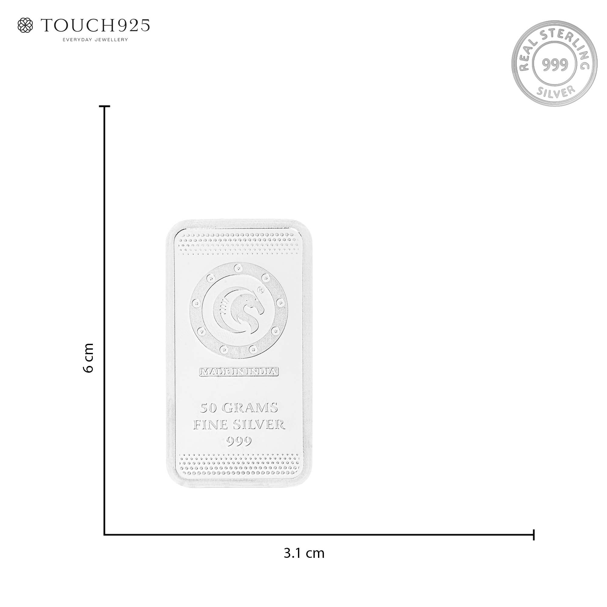 999 Silver Banyan Tree Bar 50g