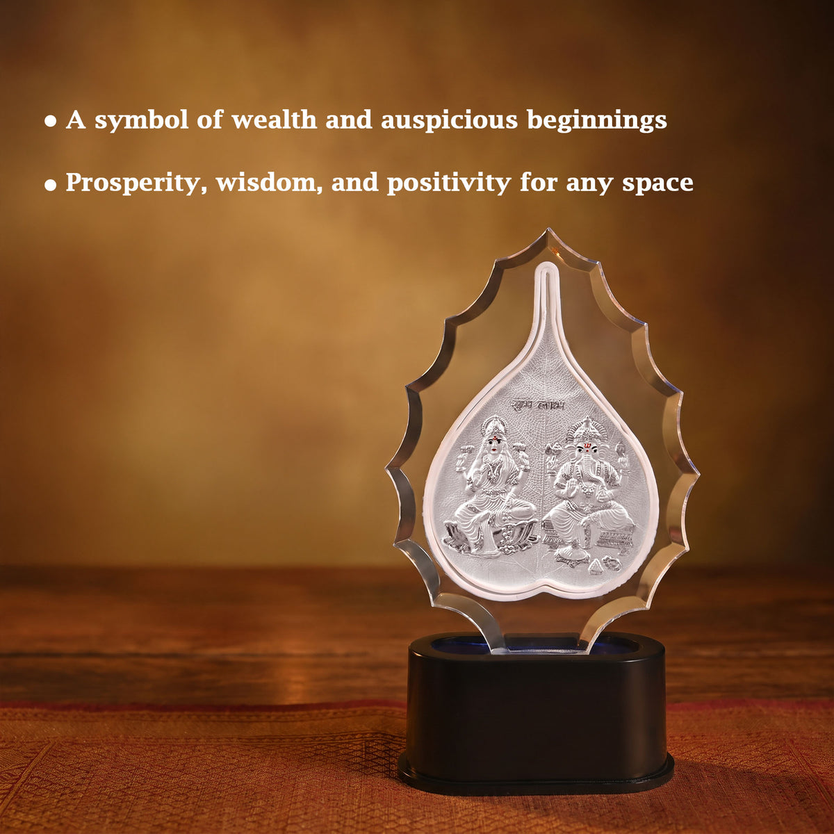 999 Silver Lakshmi Ganesh Idol Stand