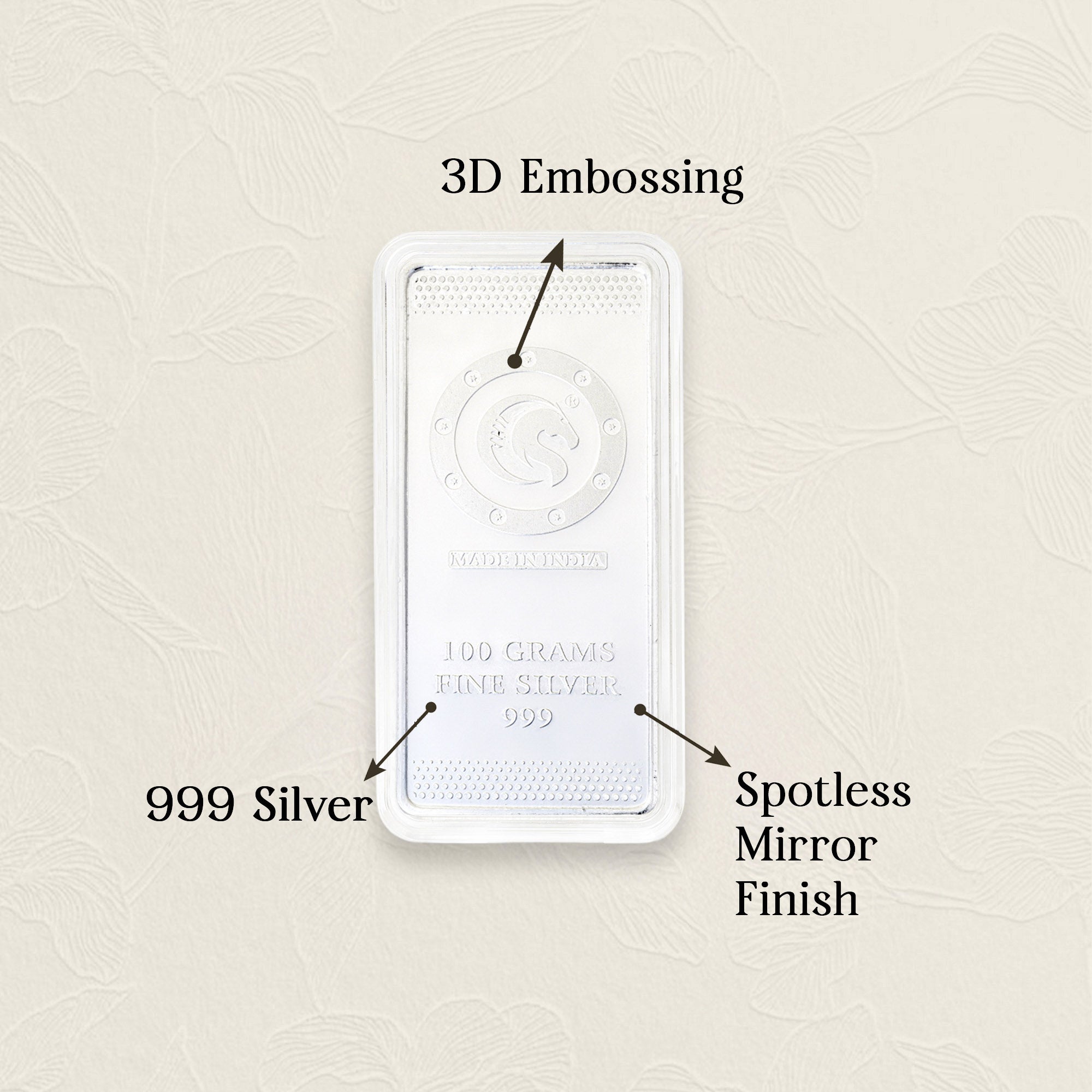 999 Silver Banyan Tree Bar 100g