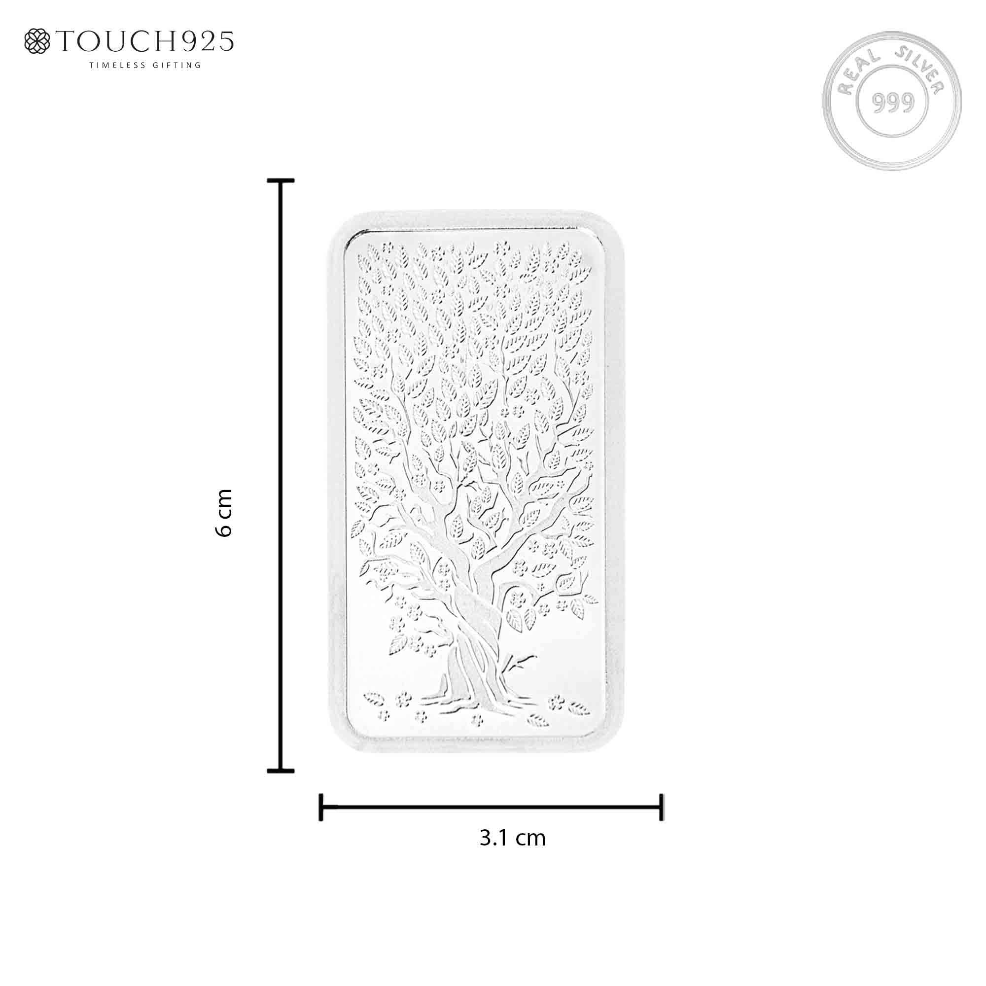 999 Silver 100g Banyan Tree Bar