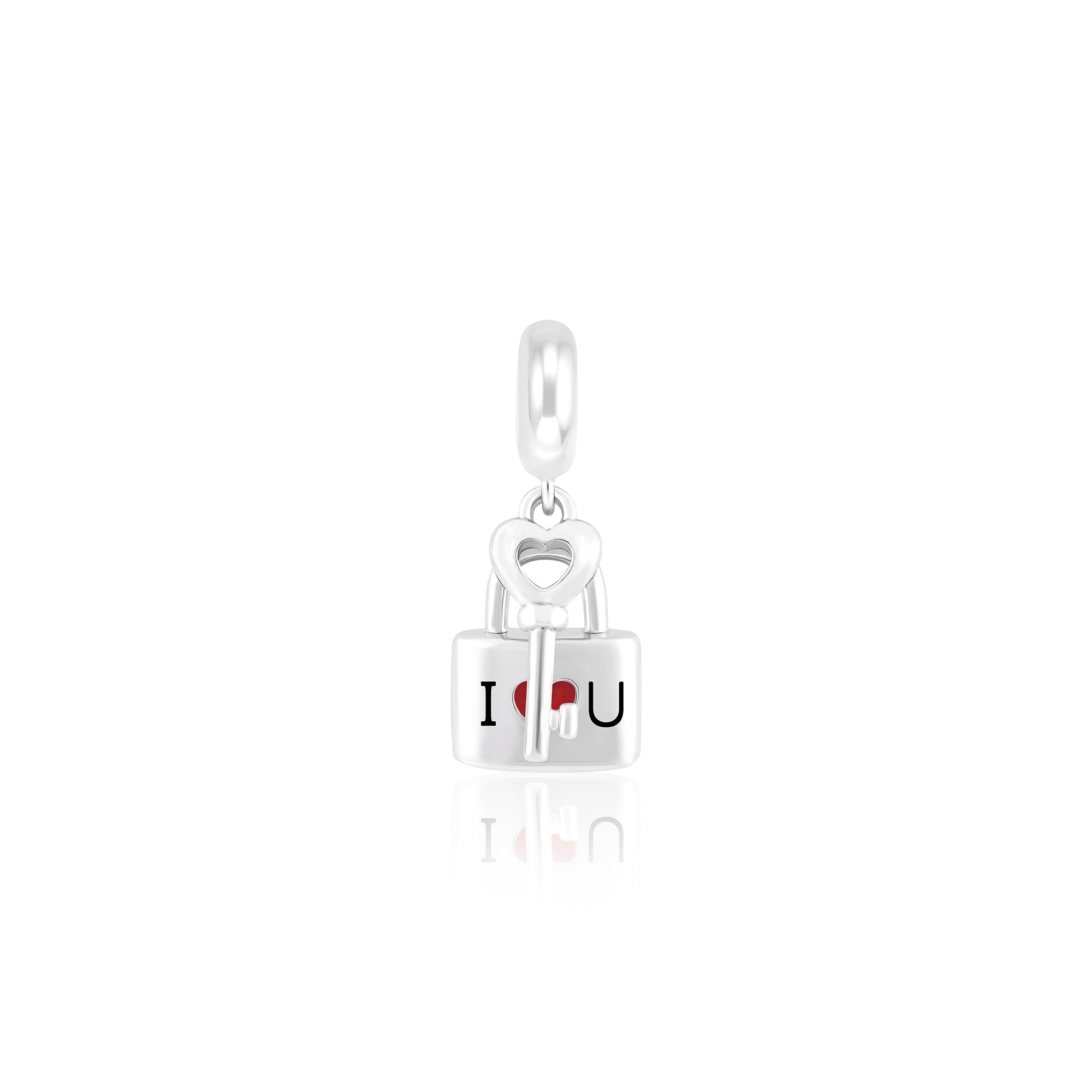 Love Lock & Key Pendant