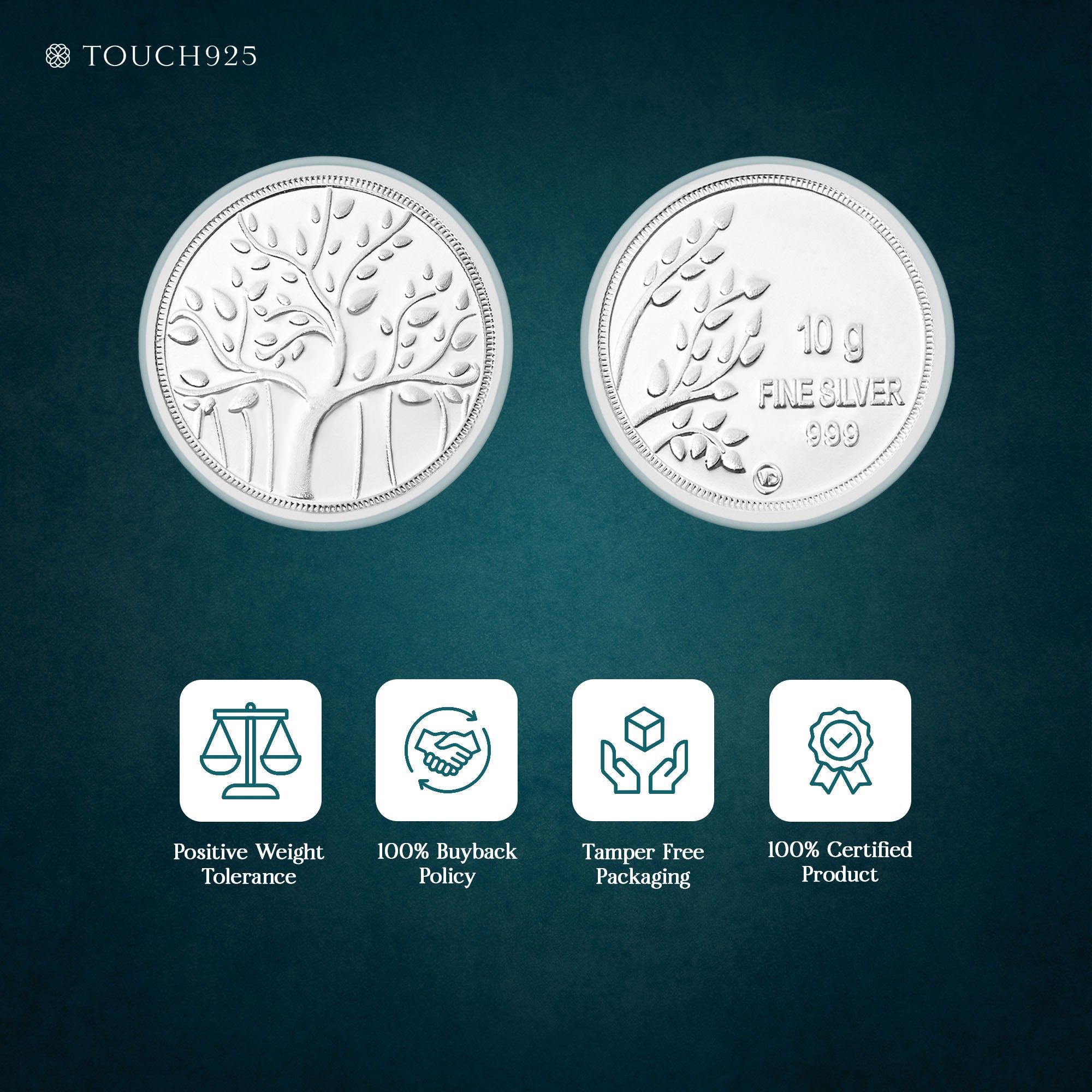 Buy Pure Silver Coins Online | Diwali, Puja, and Festive Gifting