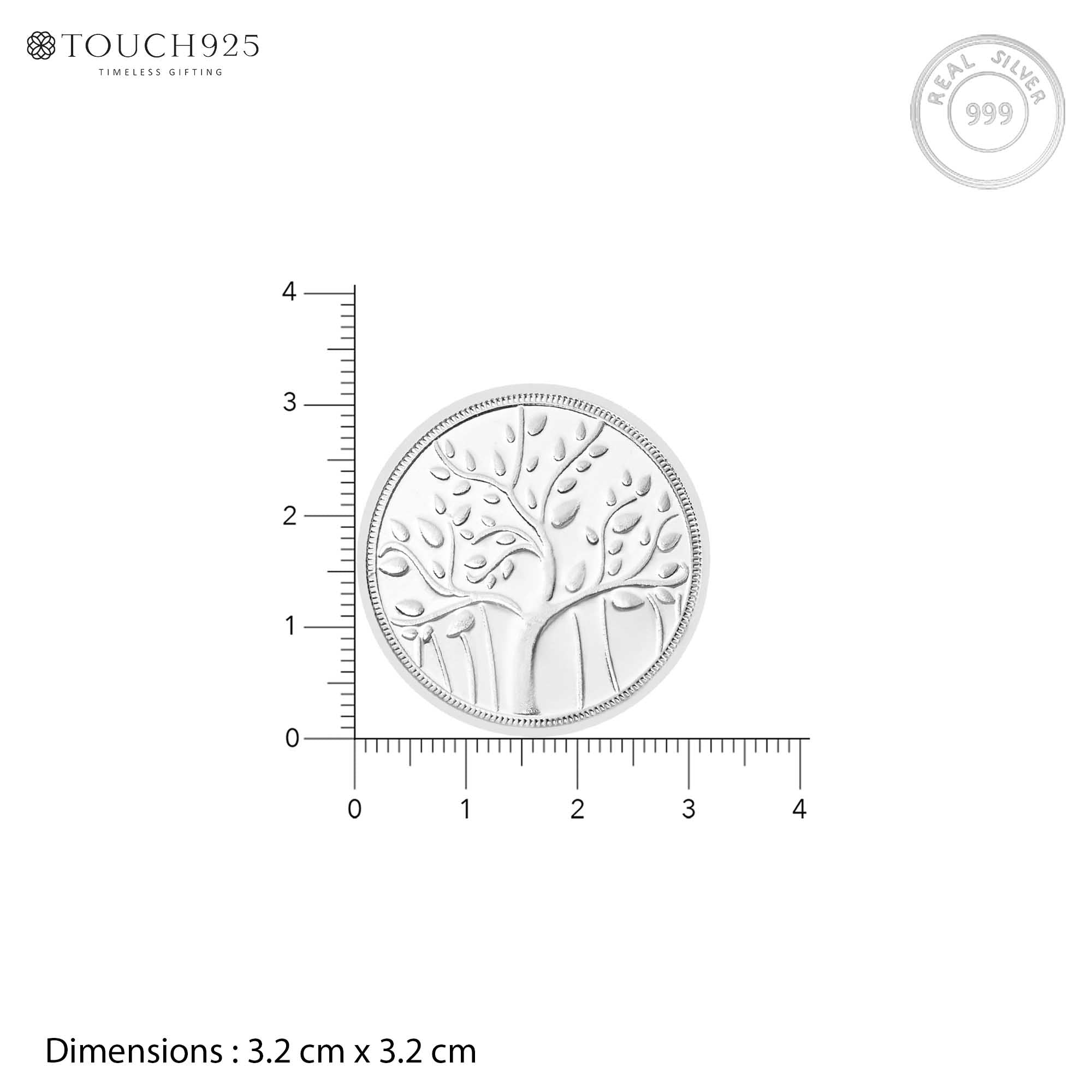 999 Silver 10g Banyan Tree Coin
