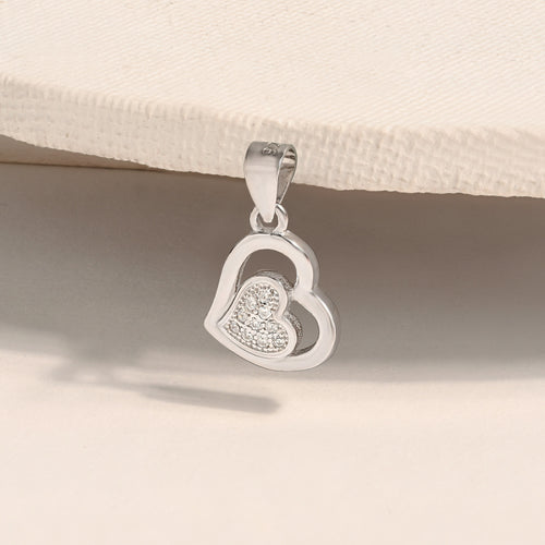 Little Love Heart Silver Pendant