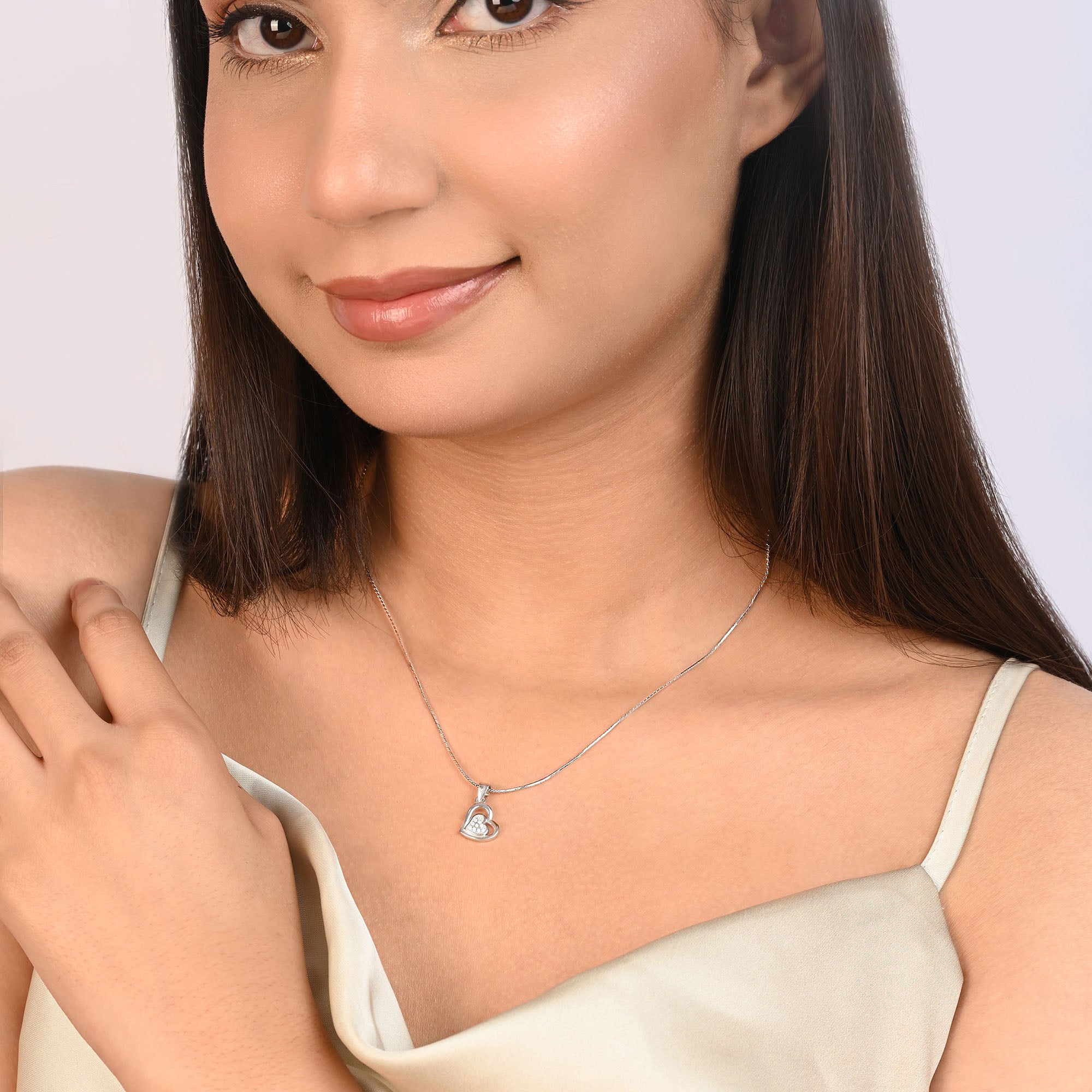 Little Love Heart Silver Pendant