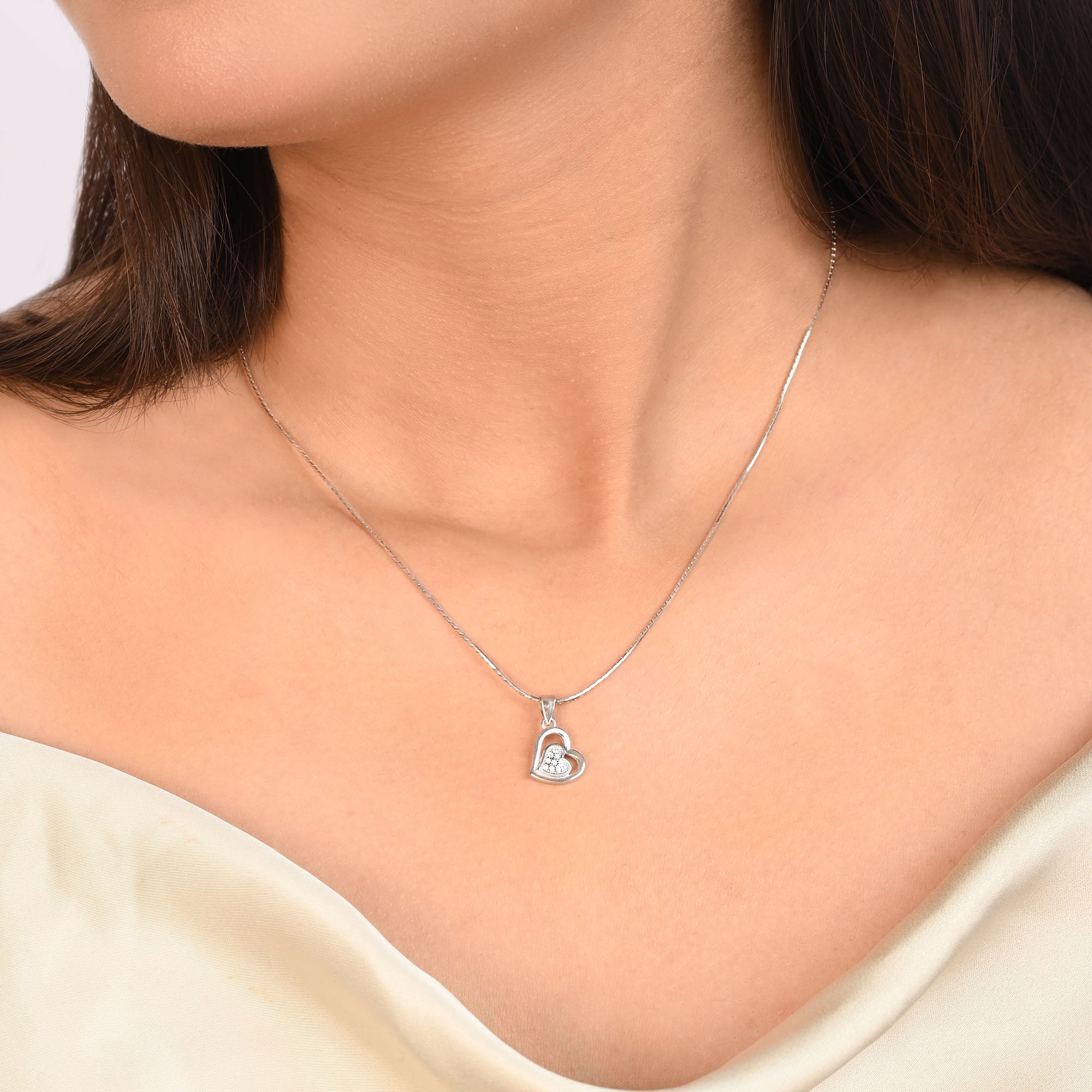 Little Love Heart Silver Pendant