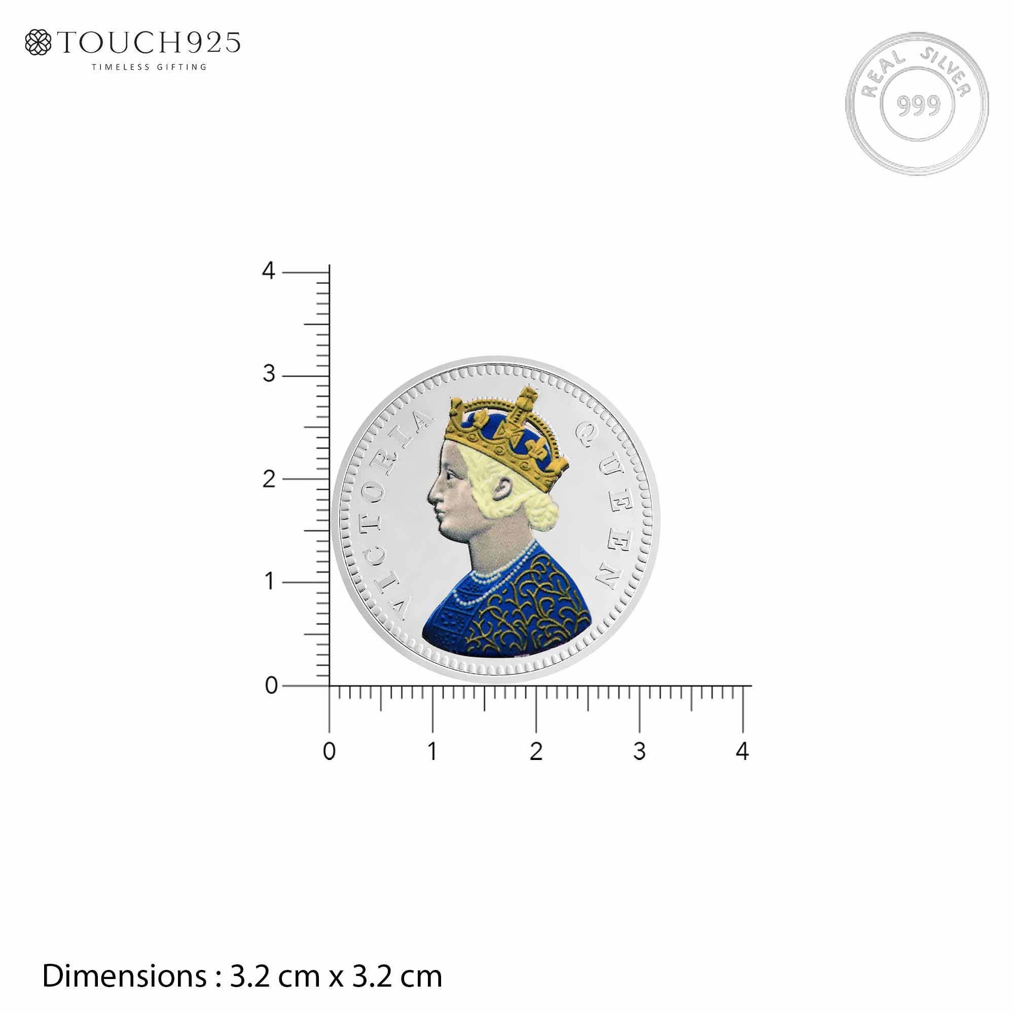 999 Silver 10g Queen Victoria Coin