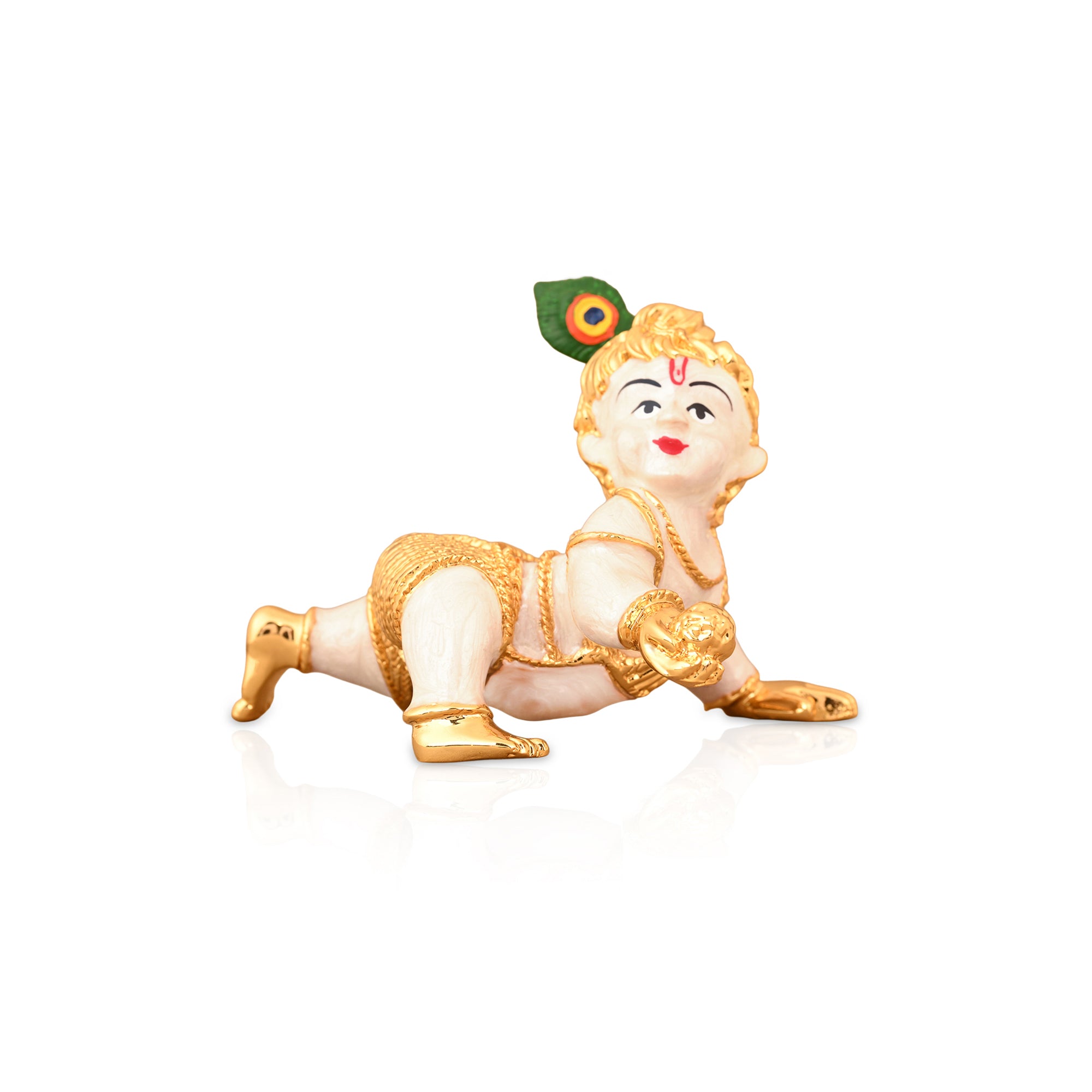 Laddu Gopal 24K Gold Plated Idol