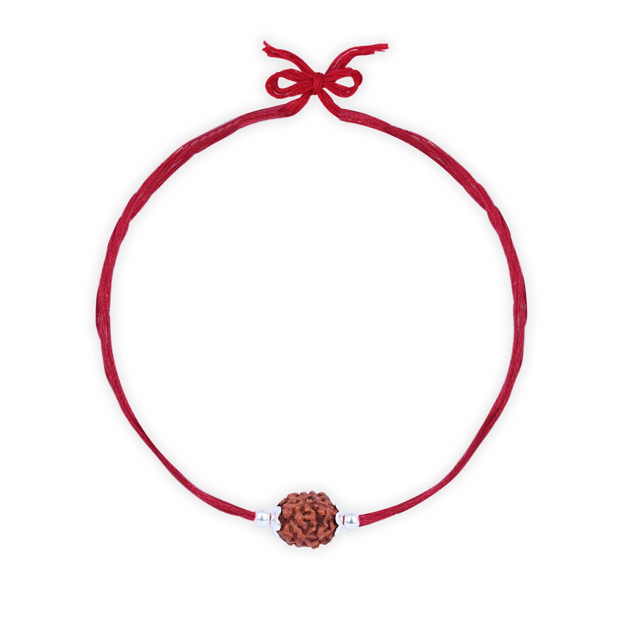 Divine Rudraksha Elegance Rakhi