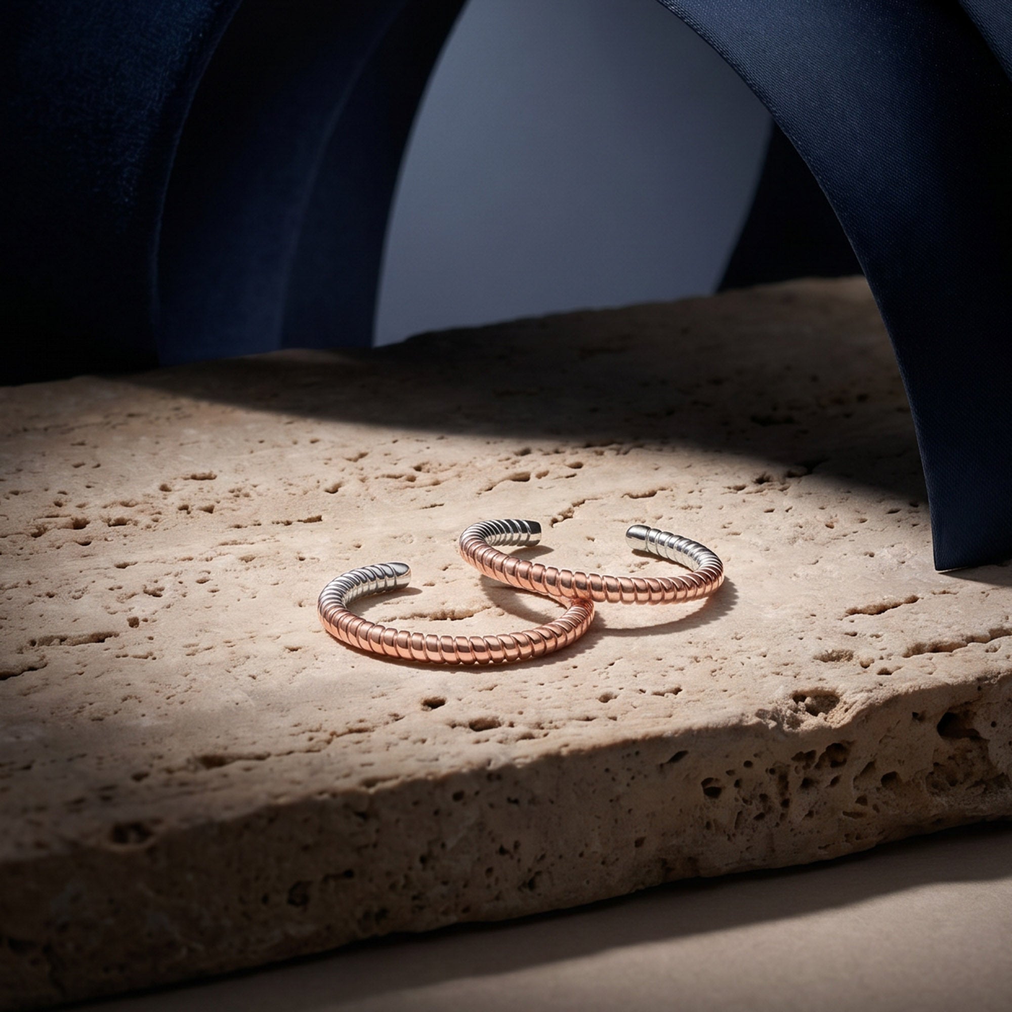 Twist Ridge Silver Toe Ring - Touch925 Silver Jewellery