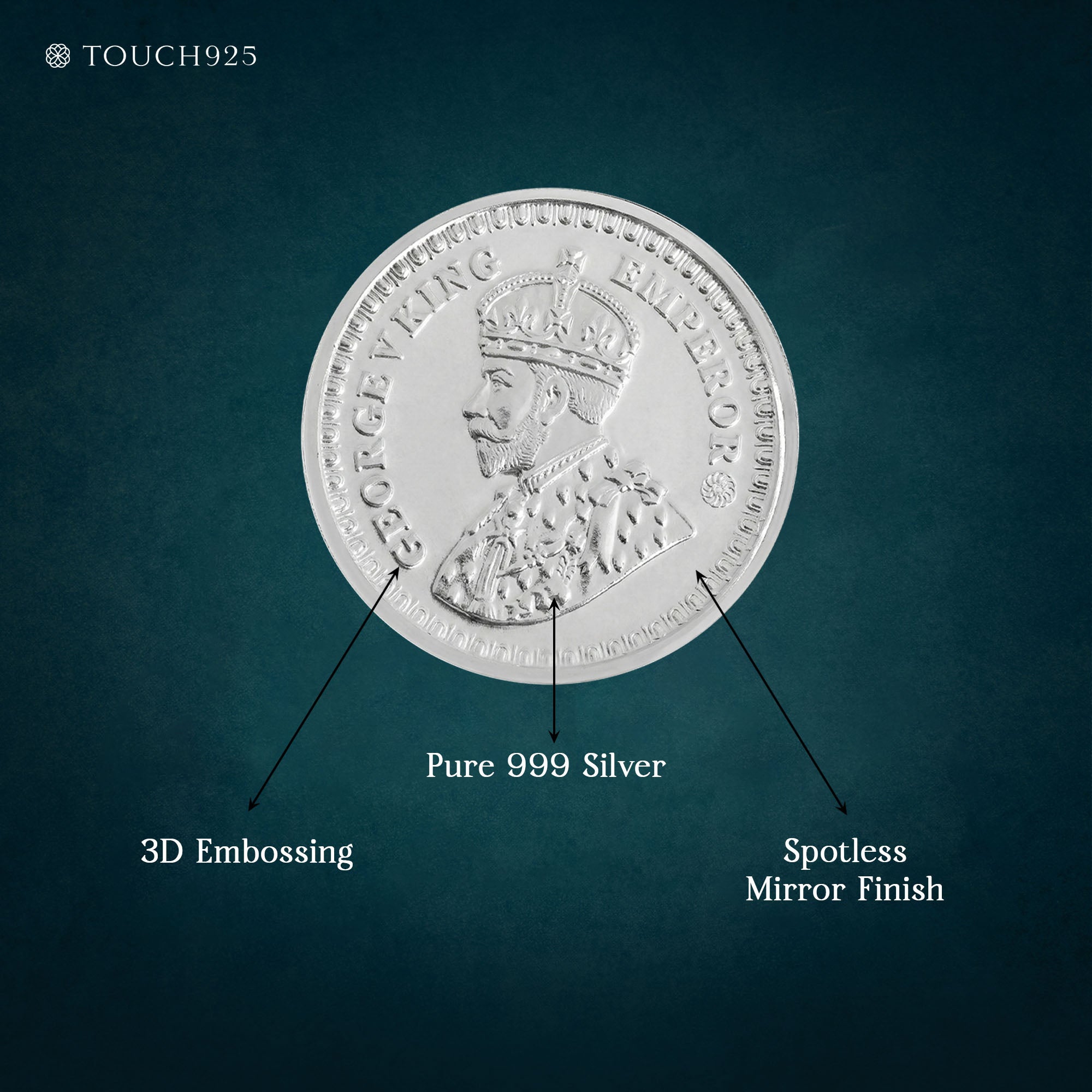1g King George V 999 Silver Coin