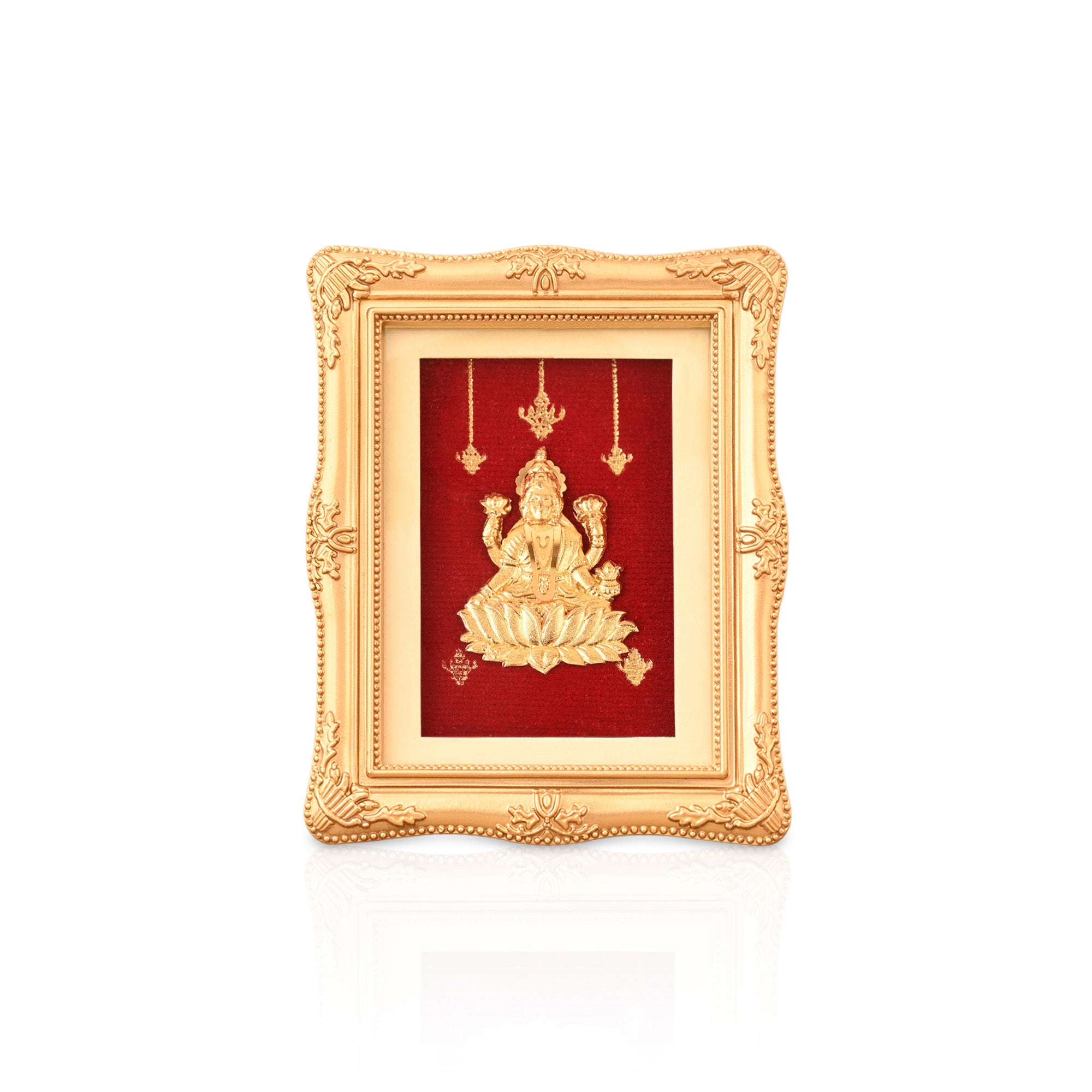 Goddess Lakshmi 24K Gold Foil Frame