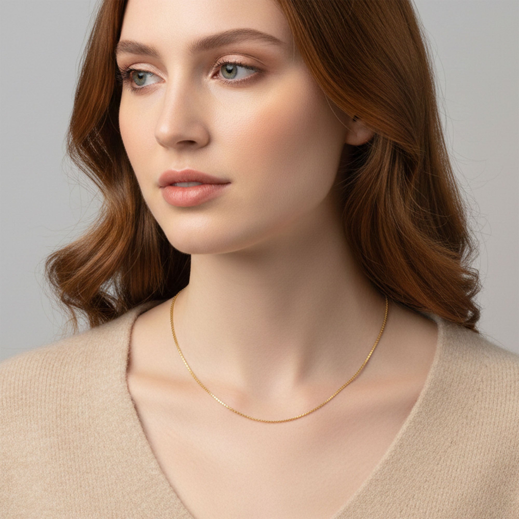 Box Link Silver Chain