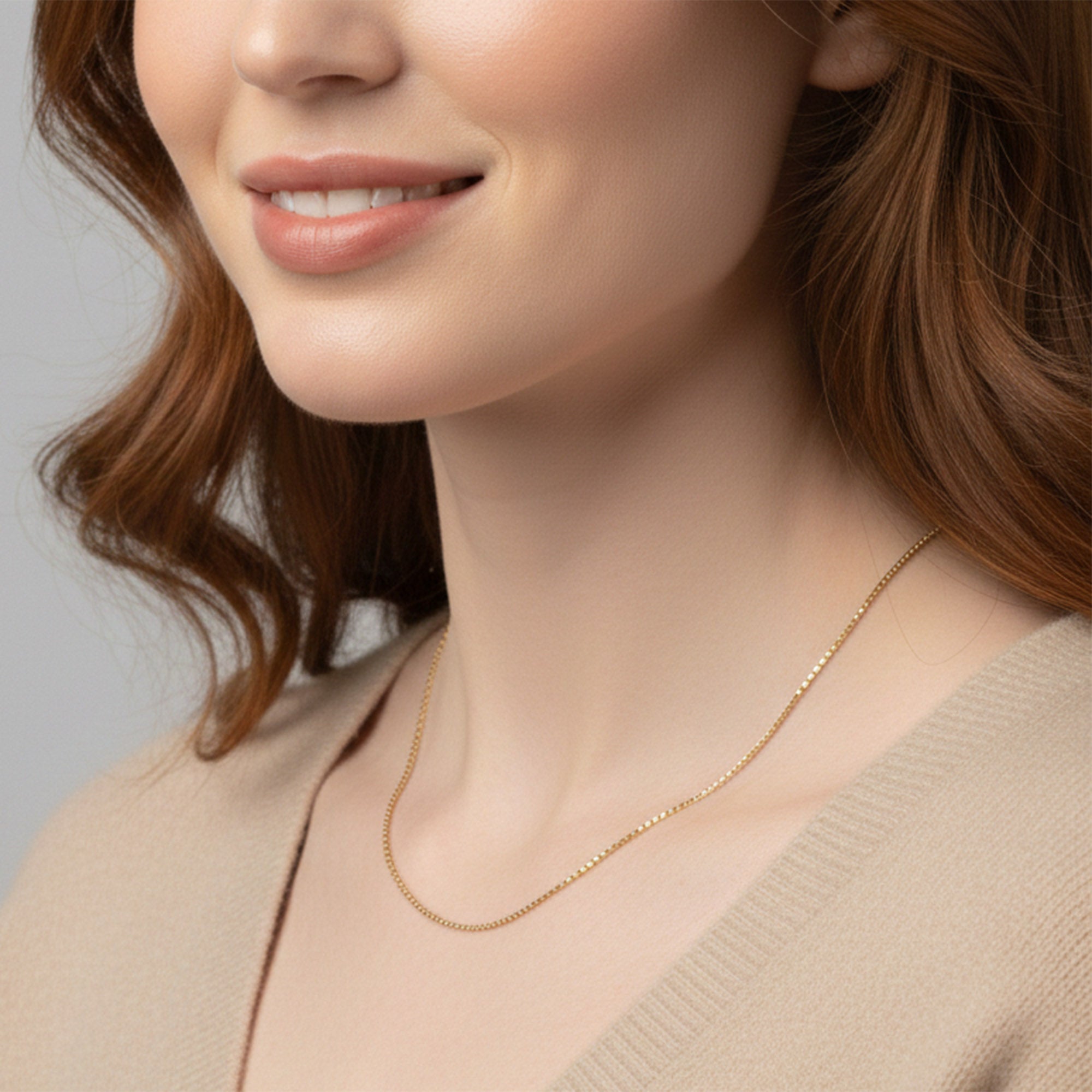 Box Link Silver Chain