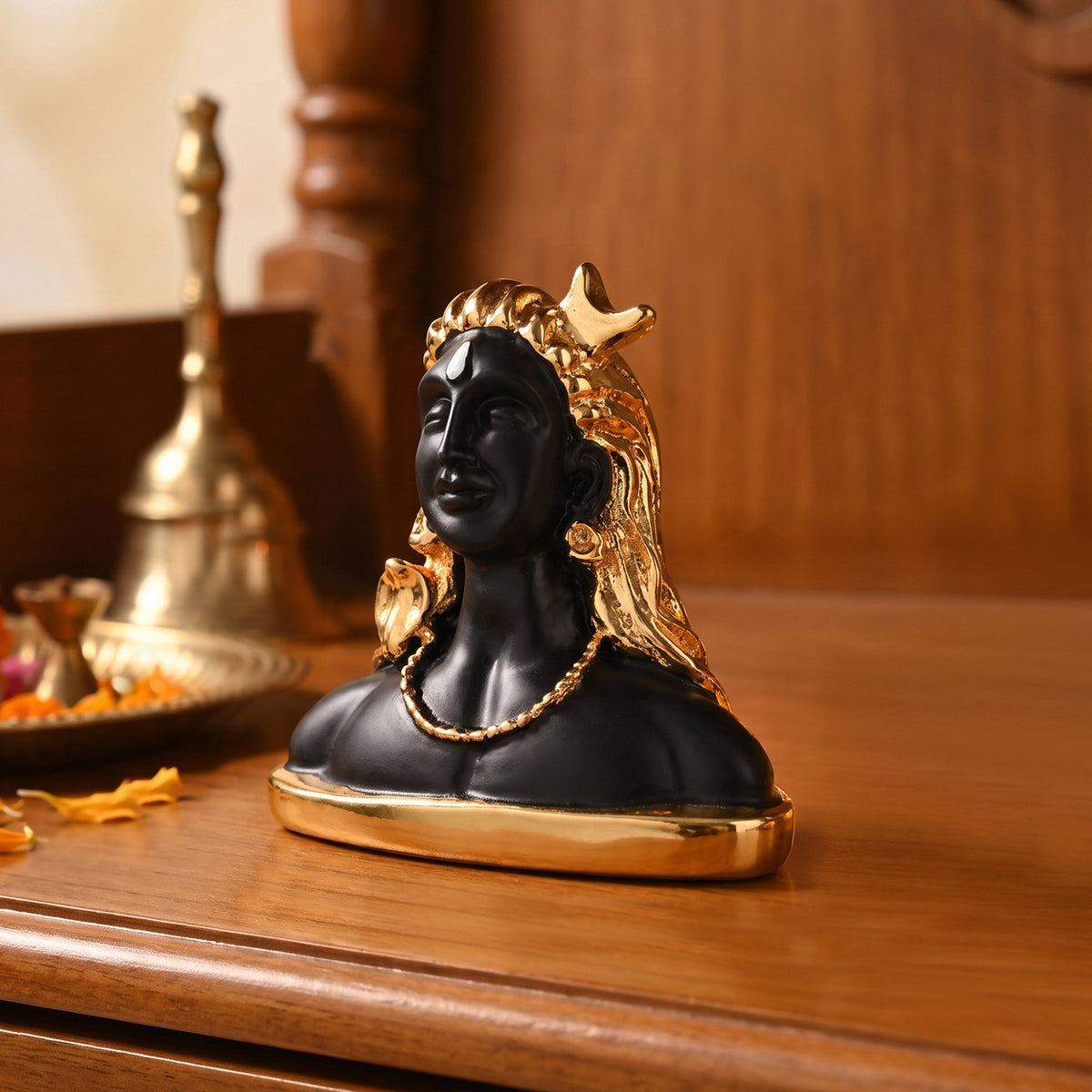 Adiyogi 24K Gold Plated Idol