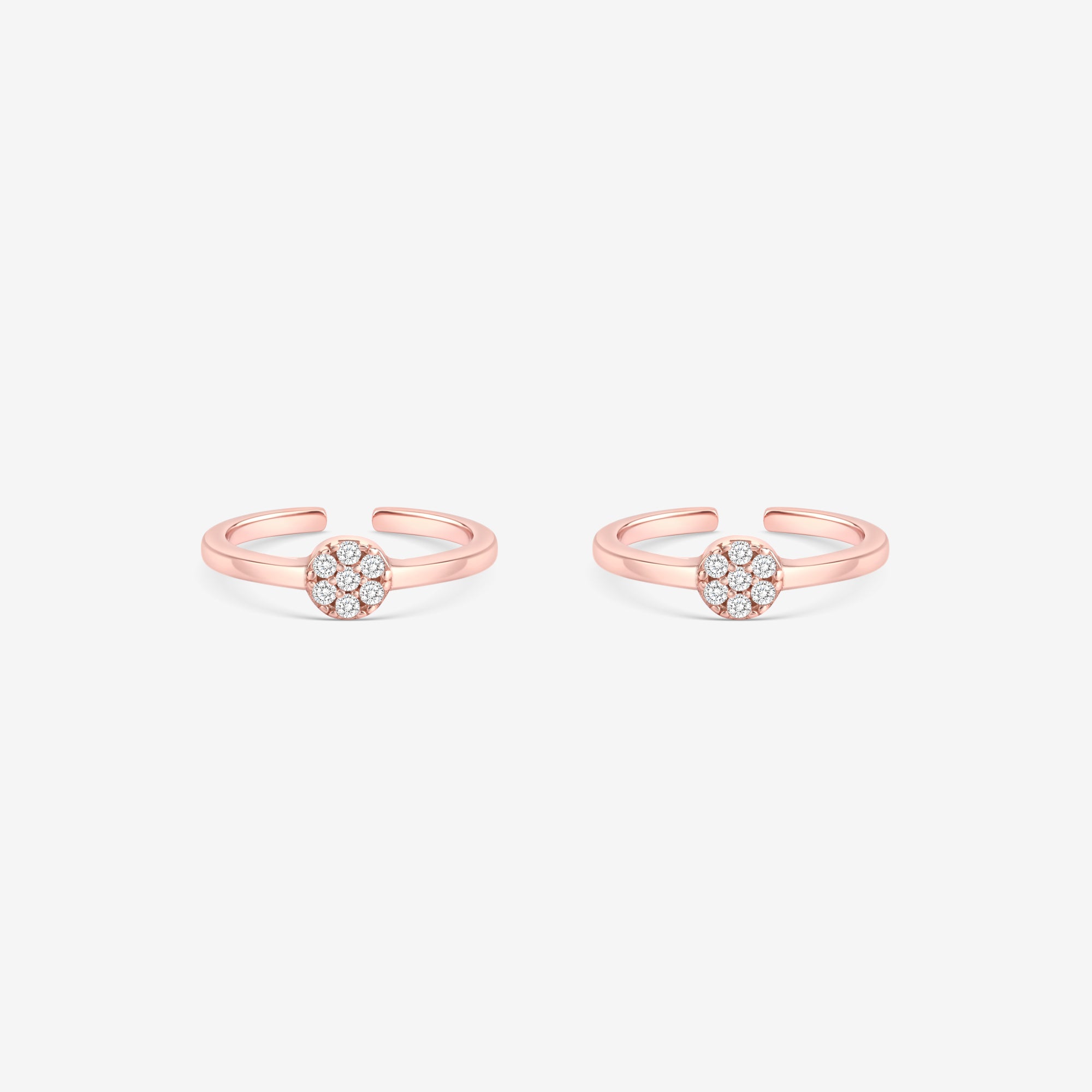 Floral Toe Ring