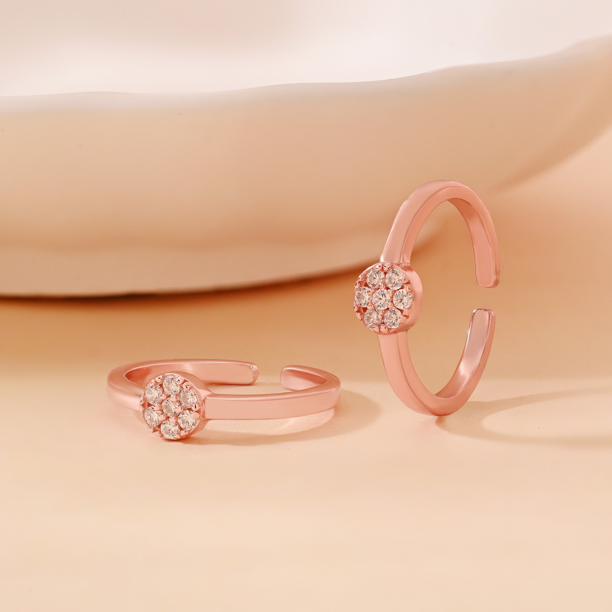 Floral Toe Ring