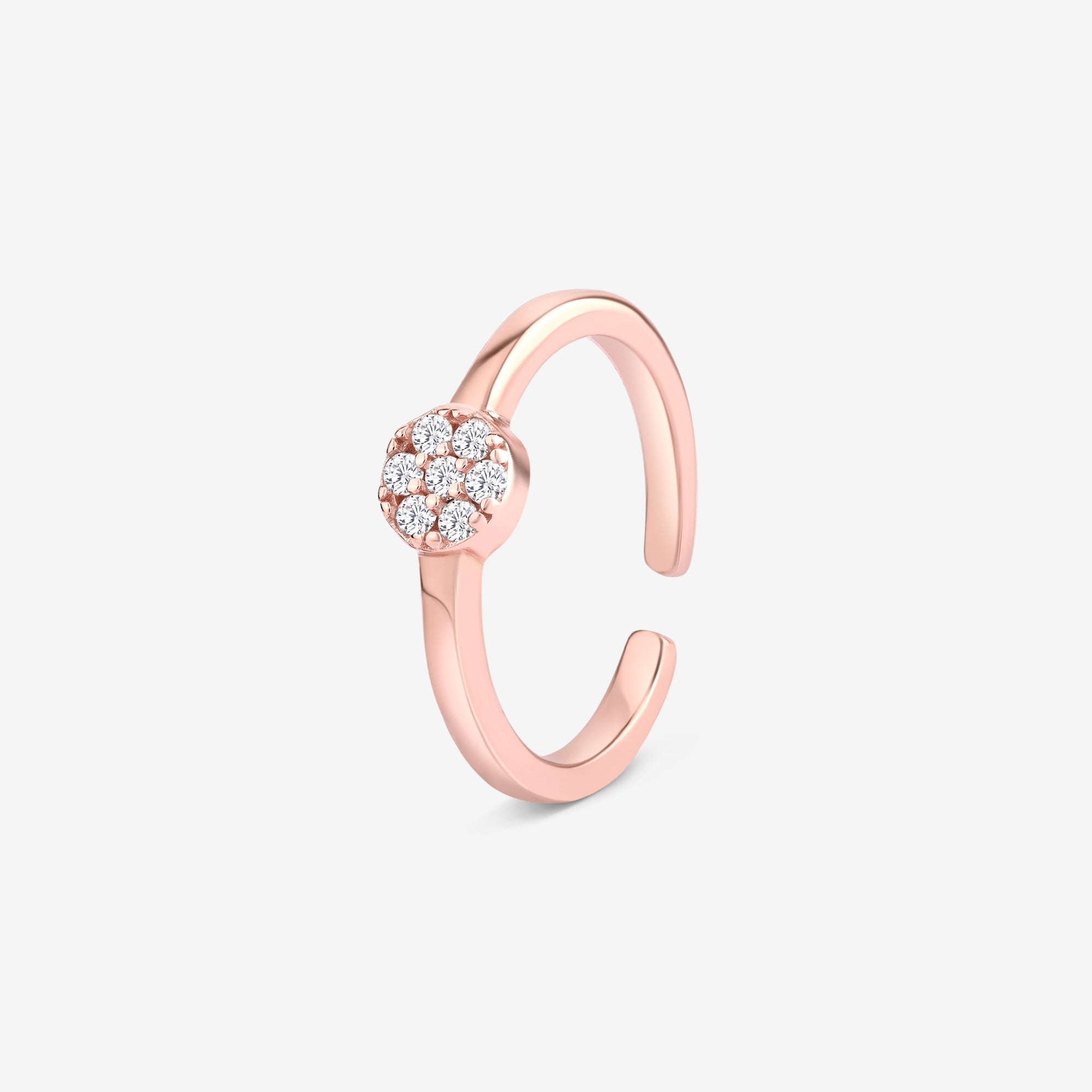 Floral Toe Ring