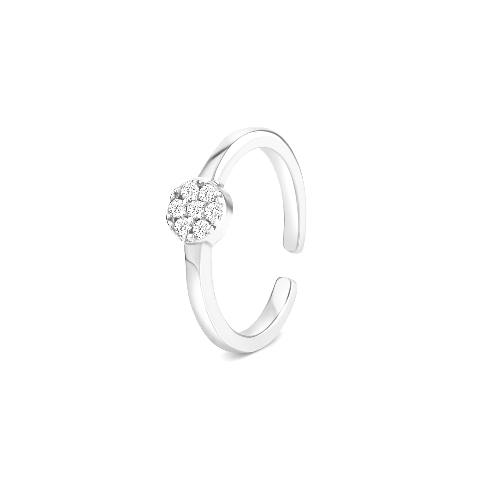 Floral Toe Ring