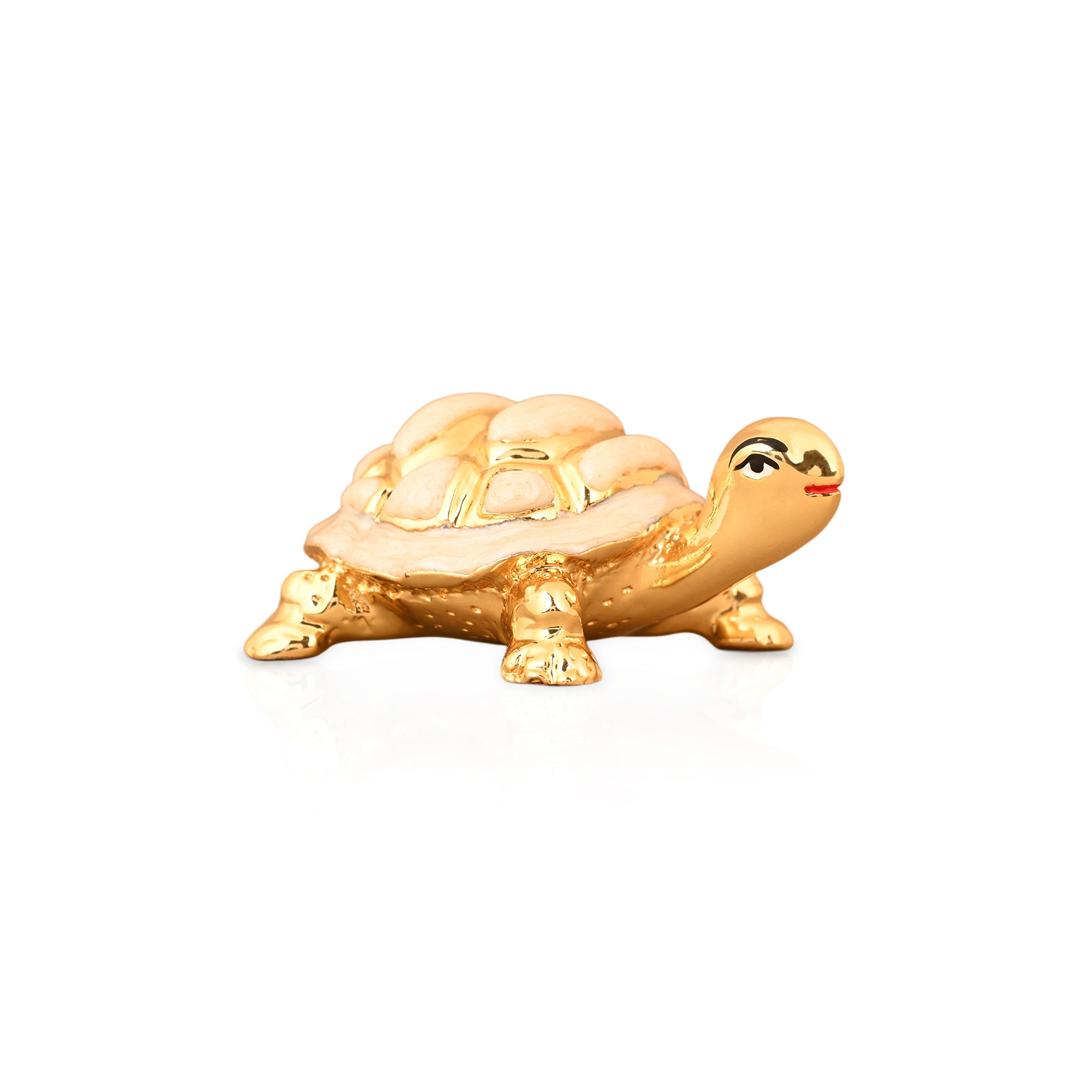 24K Gold Plated Tortoise Figurine