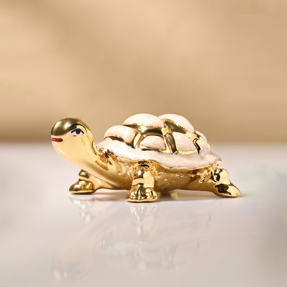 24K Gold Plated Tortoise Figurine