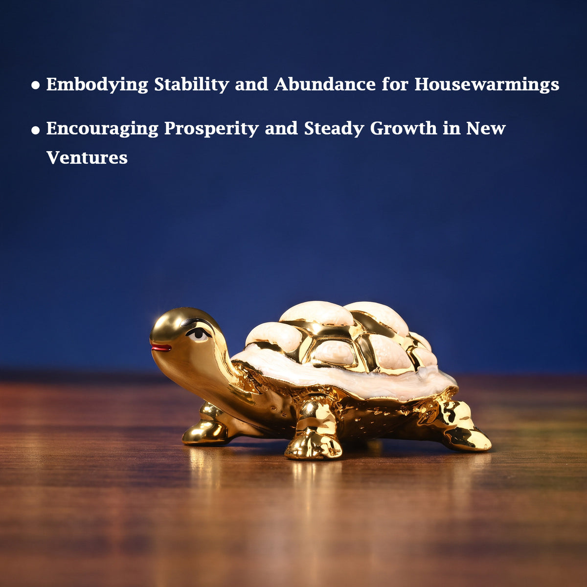 24K Gold Plated Tortoise Figurine