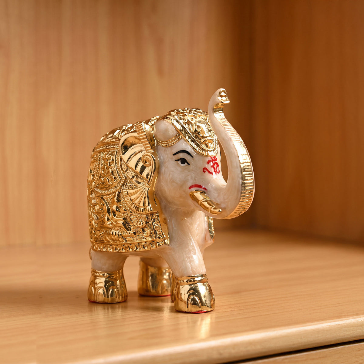 24K Gold Plated Elephant Showpiece