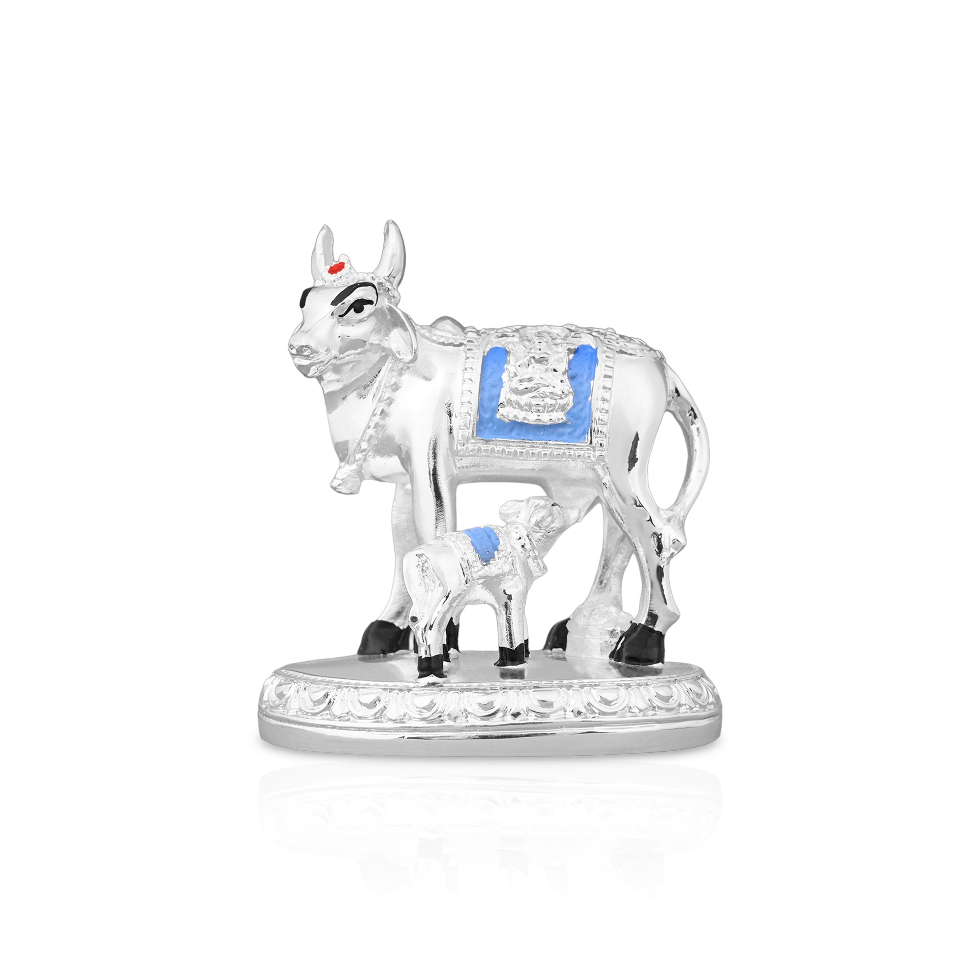 999 Silver Kamdhenu Showpiece