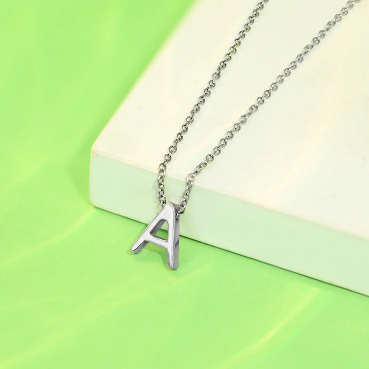 "A" Initial Necklace - Touch925