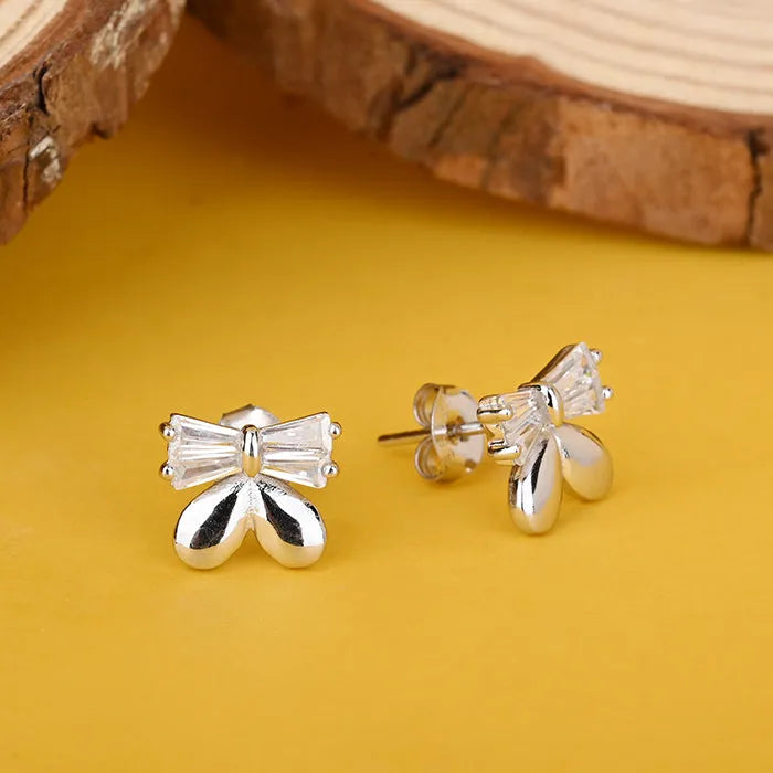 Sparkle Bowtie Earring - Touch925