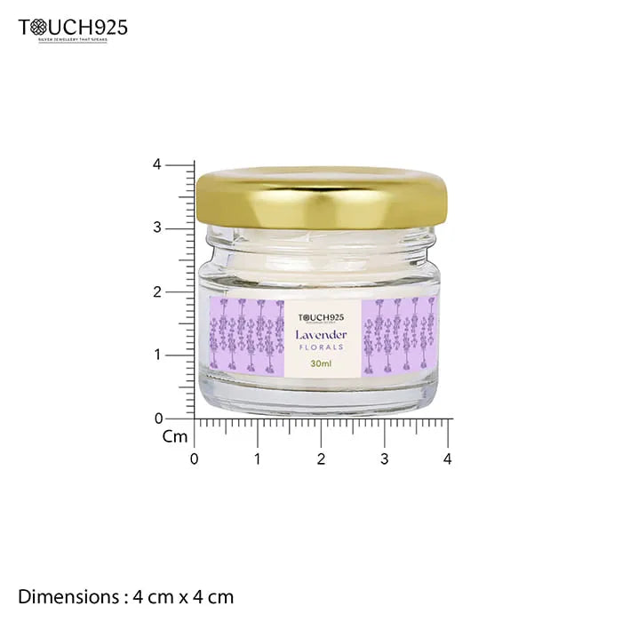 Lavender Floral Candle - Touch925