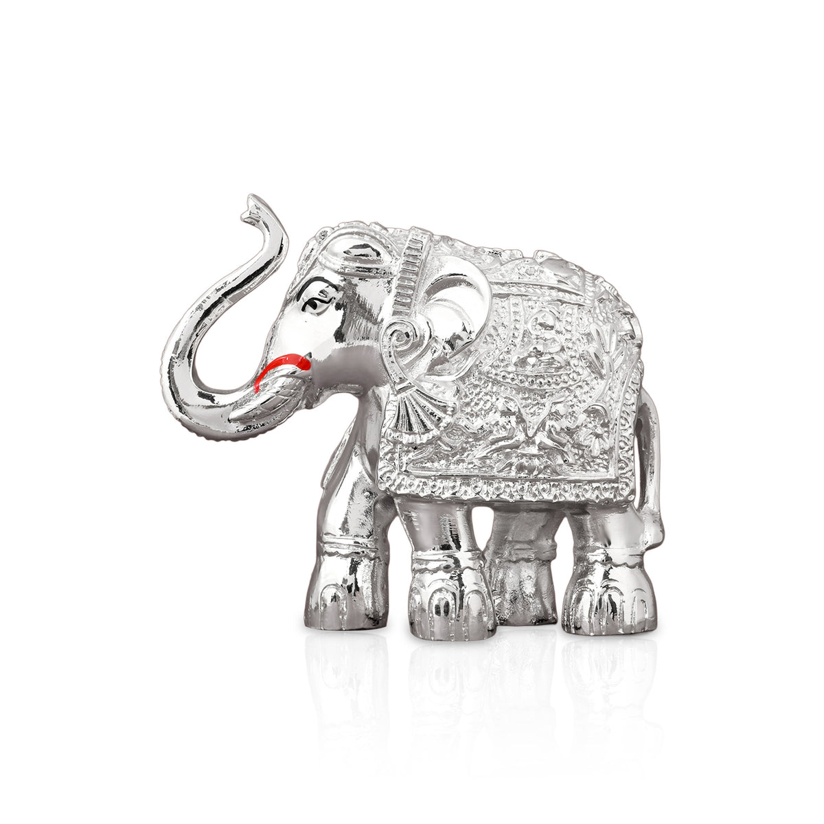 999 Silver Elephant Showpiece