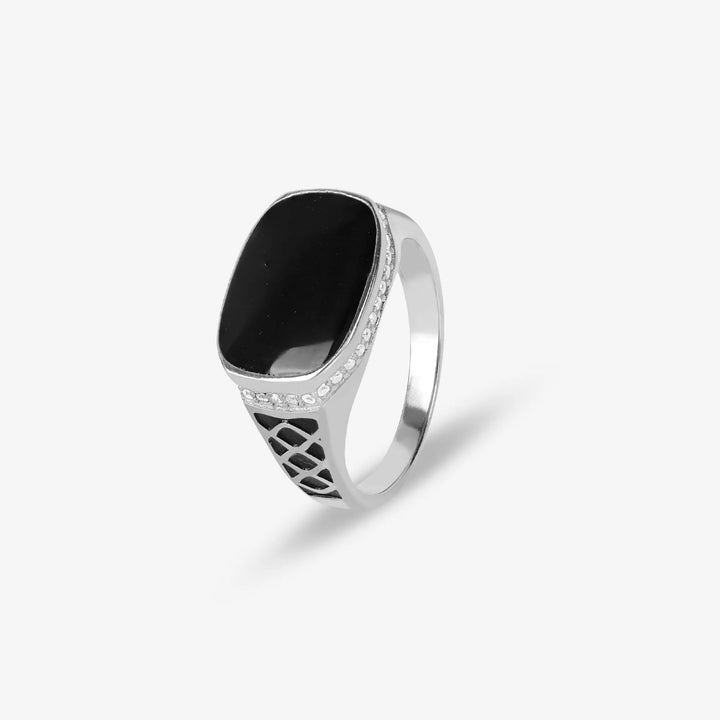 Onyx Elegance Ring - Touch925