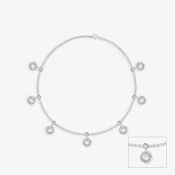 Stone Trail Charm Anklet