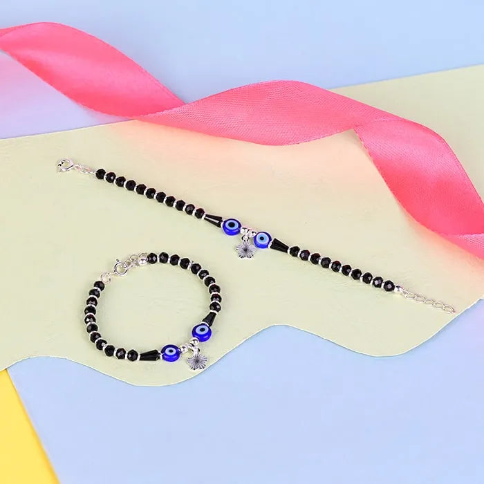 Evil Eye Flower Baby Anklet - Touch925