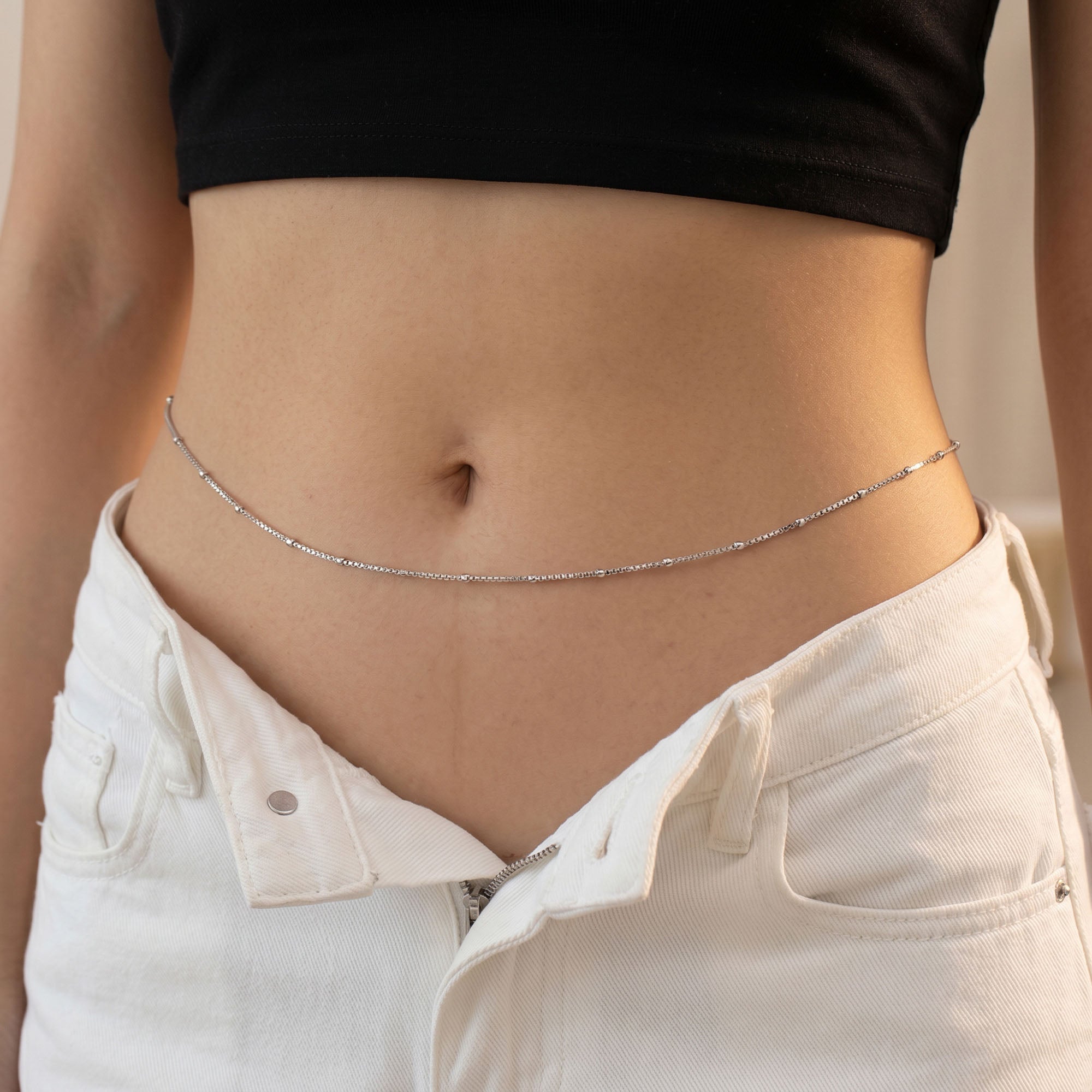Liquid Shimmer Waist Chain