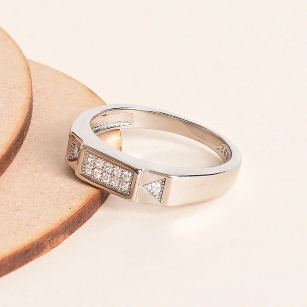 Geometric Sparkle Ring