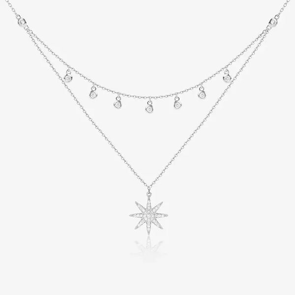 Enigmatic Eight Star Necklace