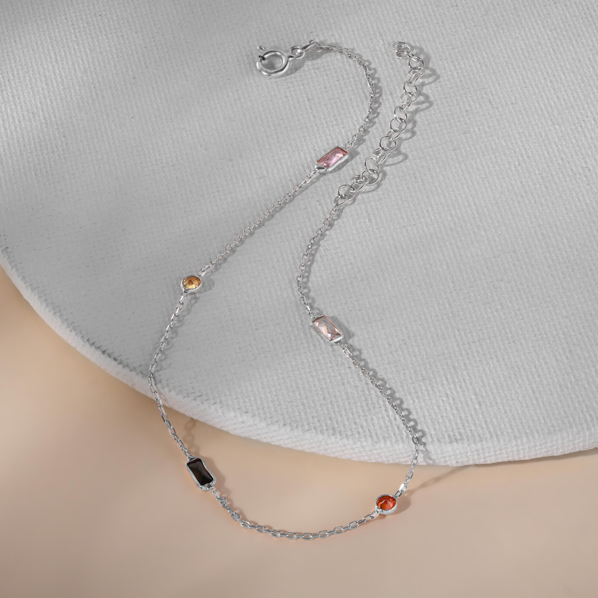 Shimmer Bead Anklet