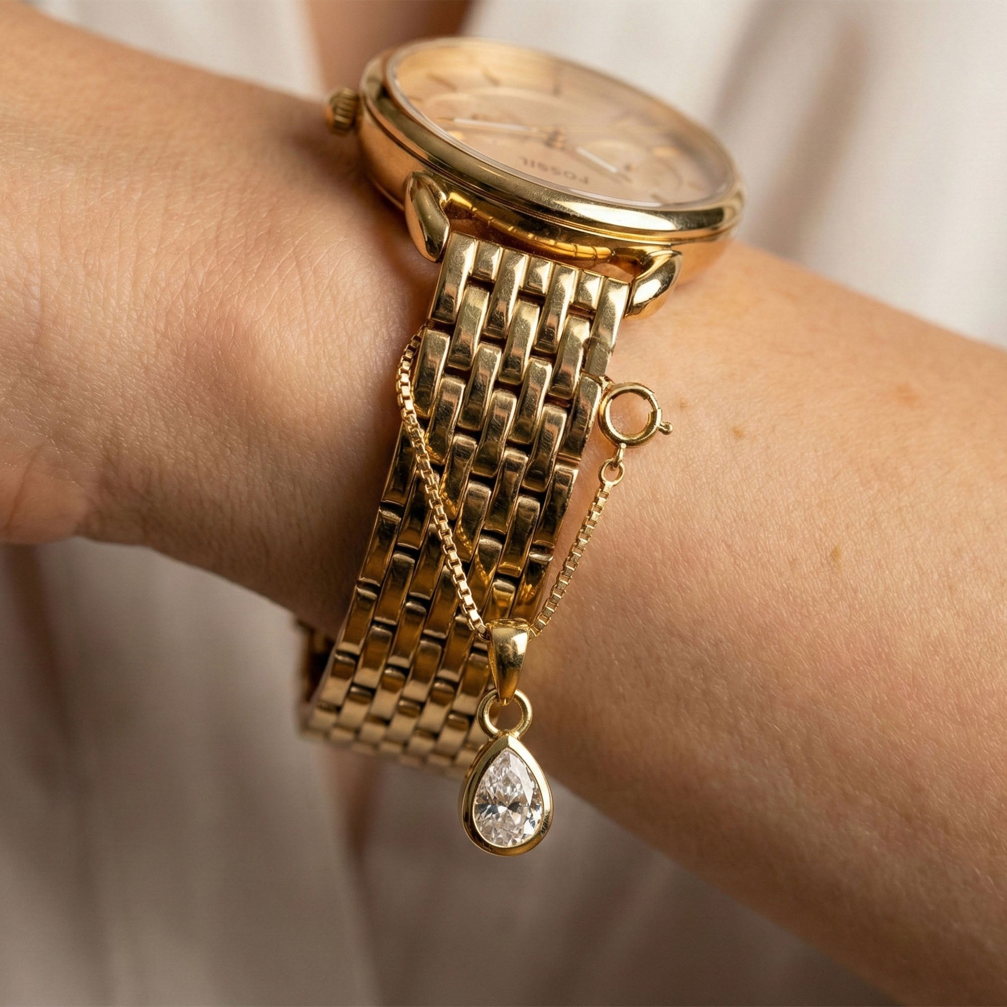 April Birthstone Charm