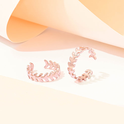 Leaf Vine Silver Toe Ring