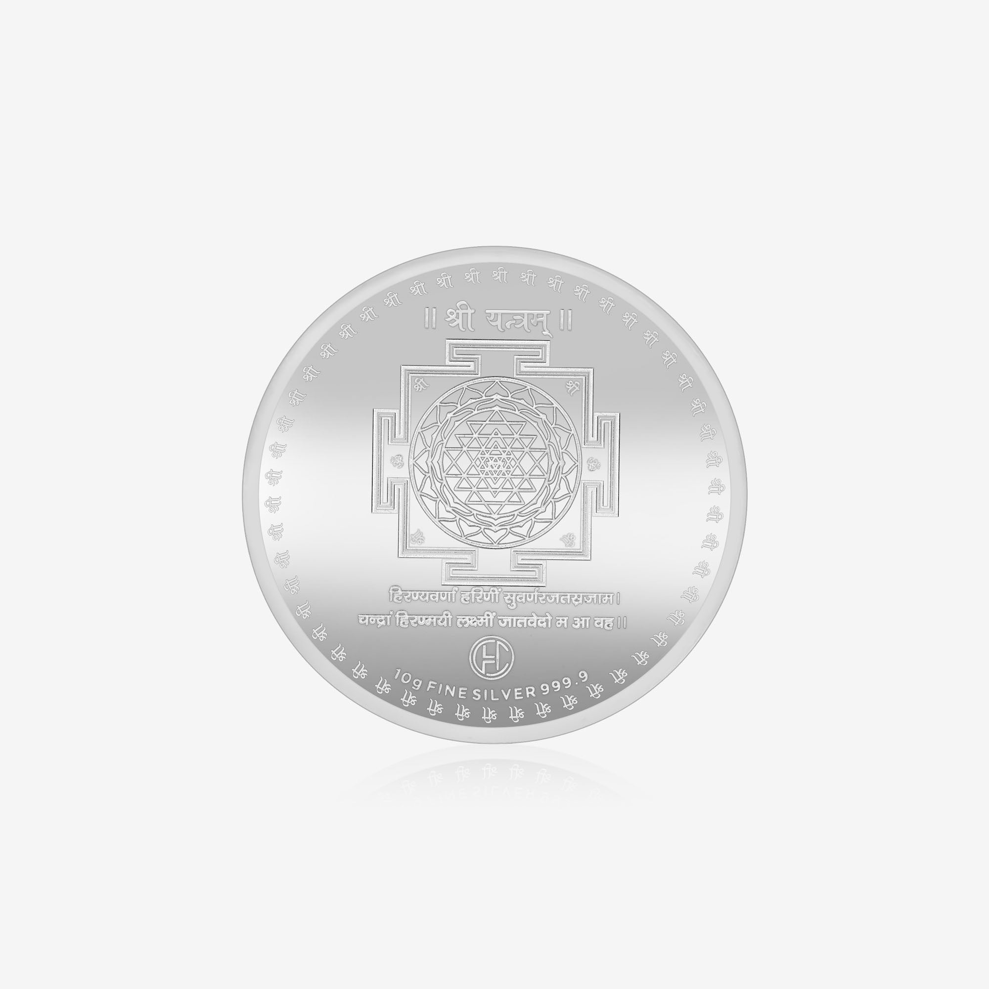 999 Silver Laxmi Ganesh Coin
