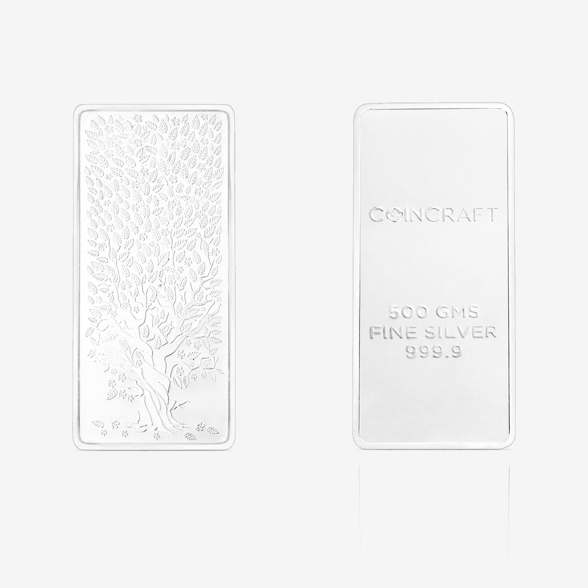 500g Banyan Tree 999 Pure Silver Bar