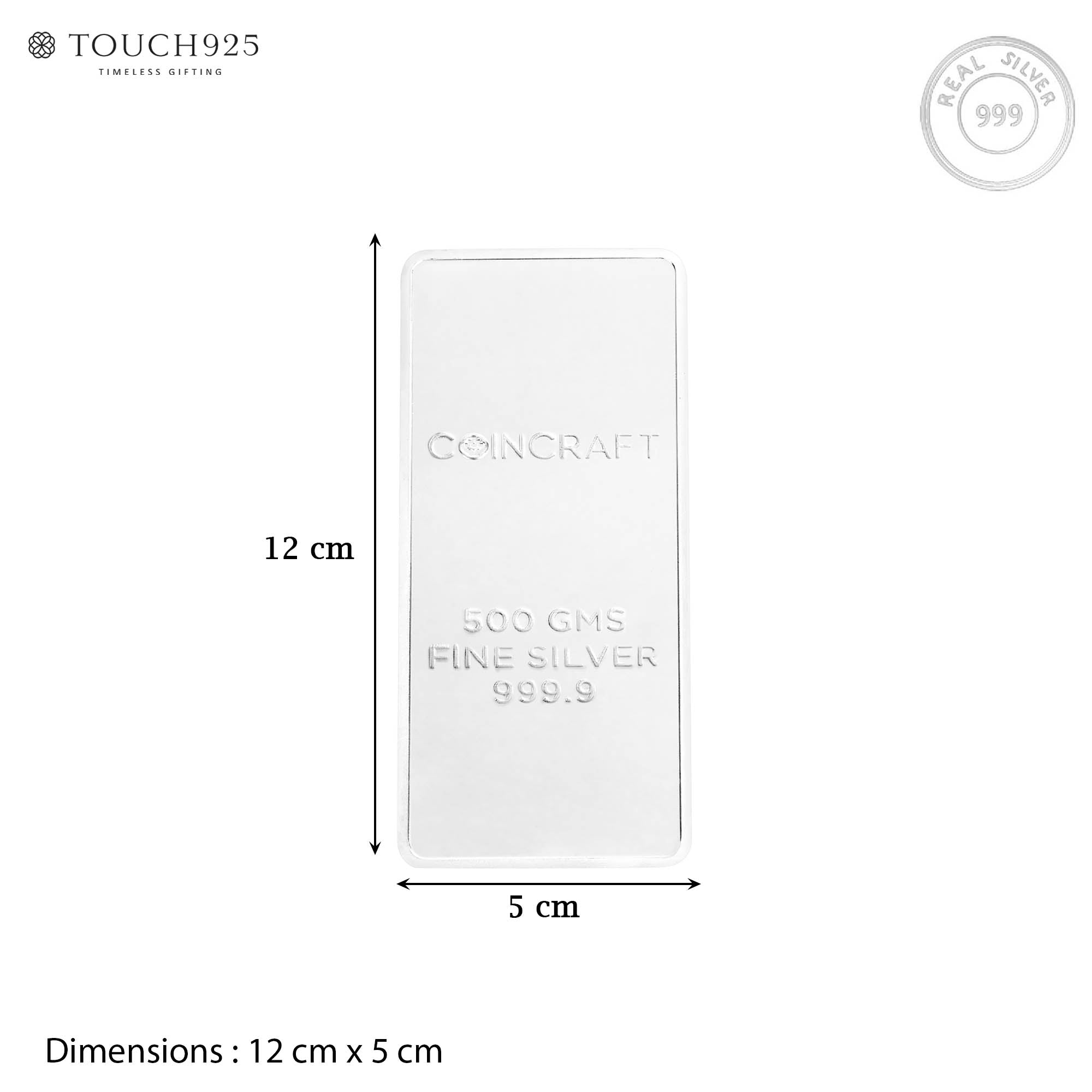 500g Banyan Tree 999 Pure Silver Bar