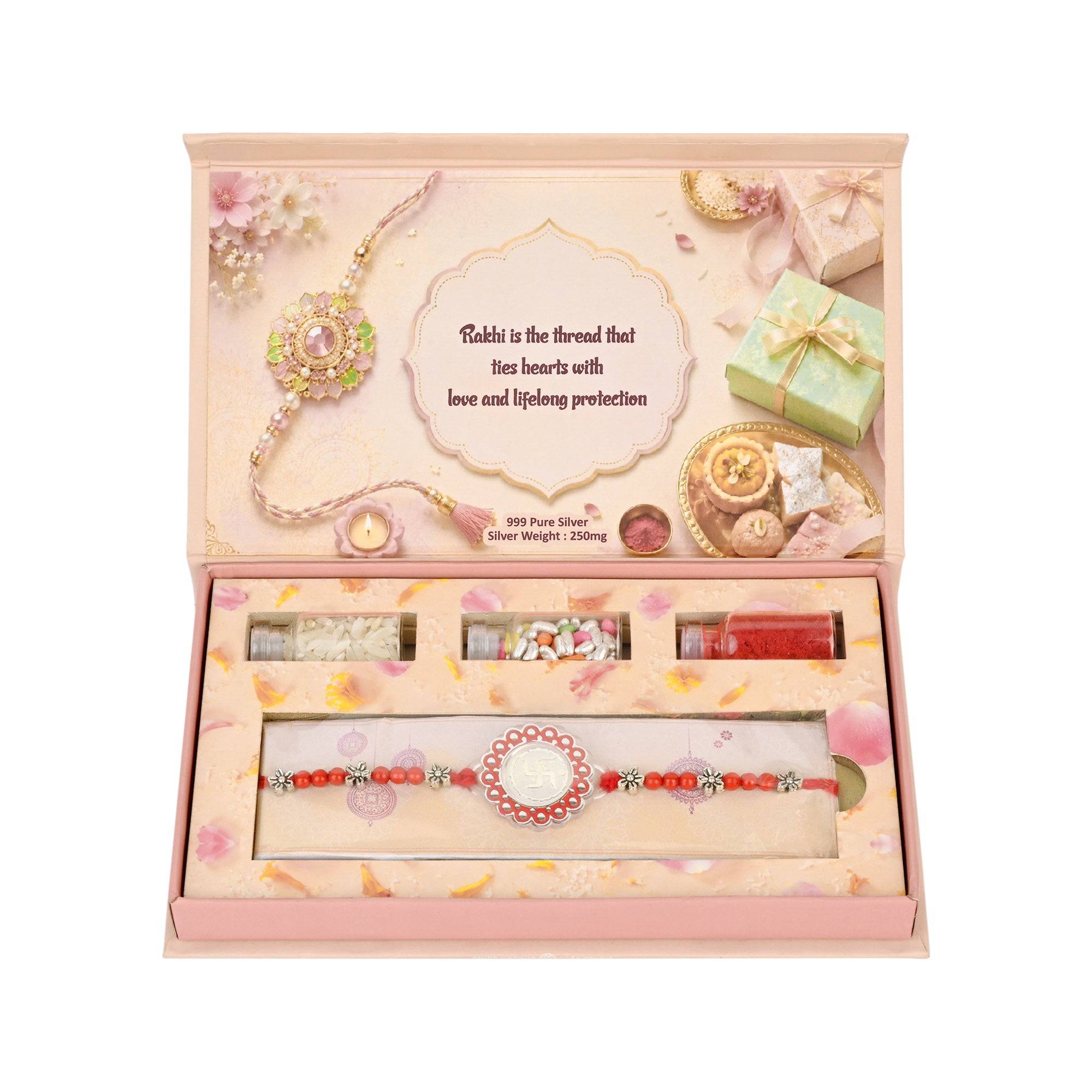 Silver Rakhi Ritual Gift Pack