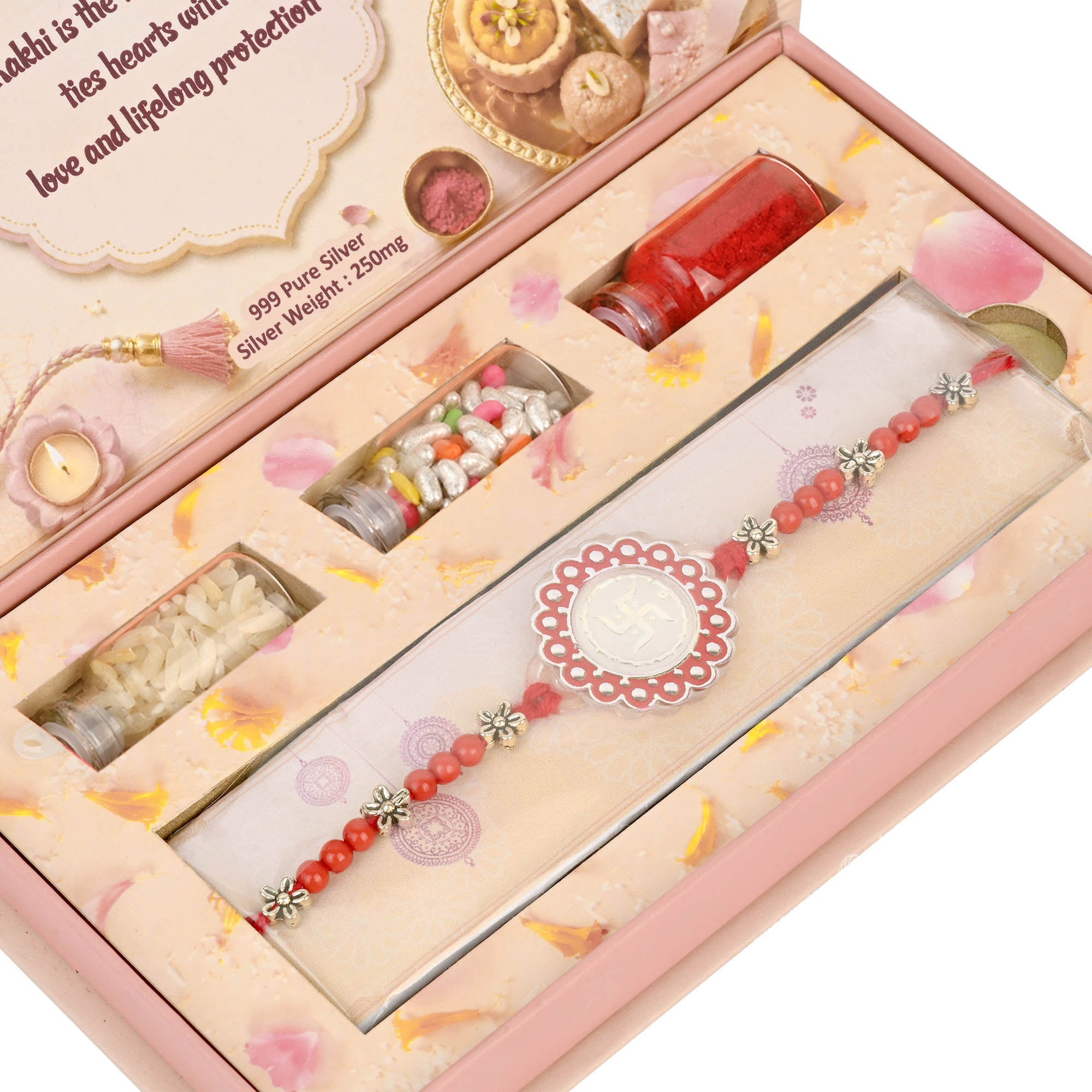 Silver Rakhi Ritual Gift Pack