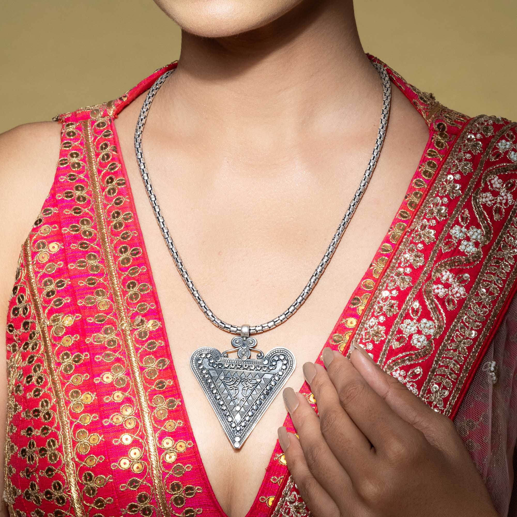 Prismatic Pendant Necklace
