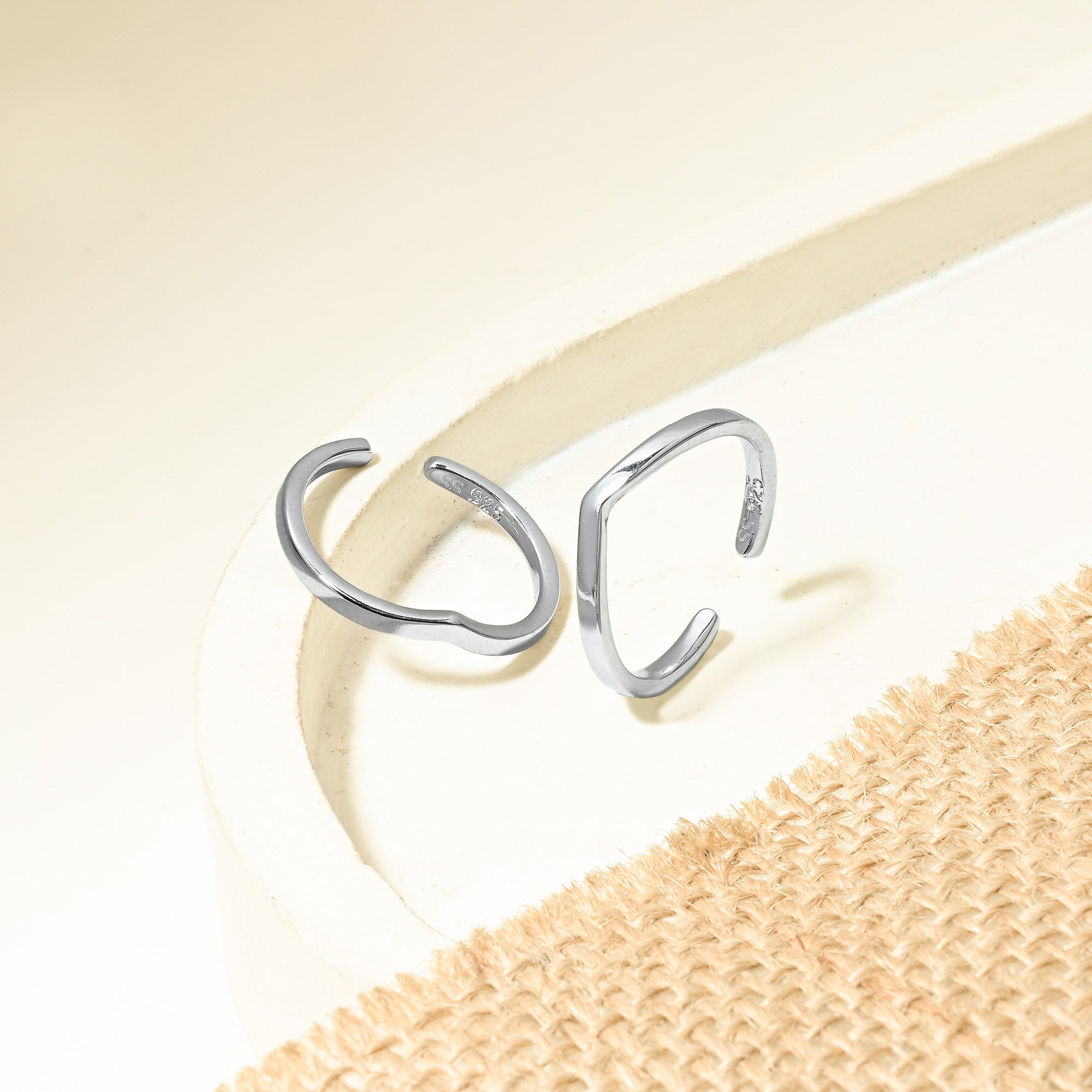 Diadem Silver Toe Ring