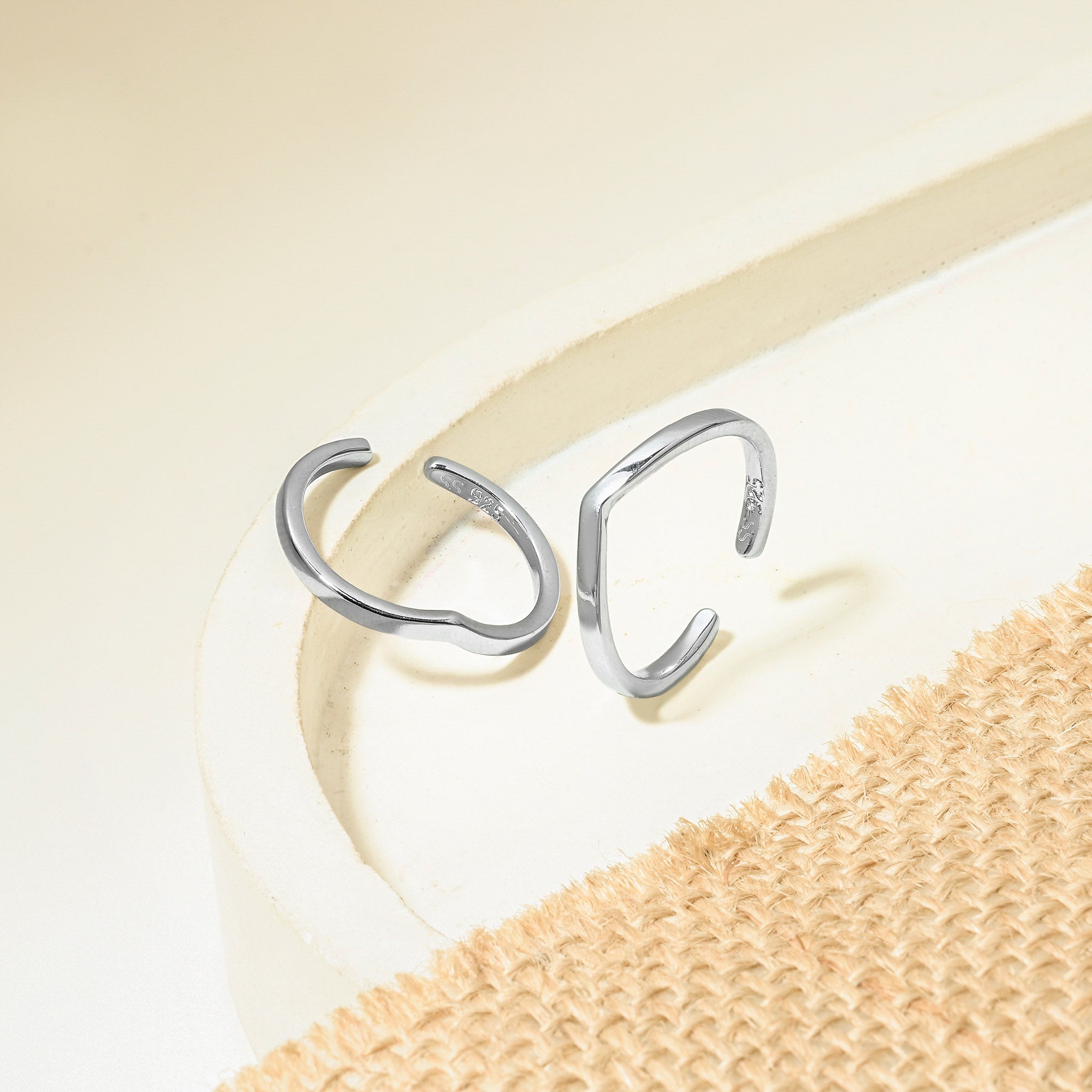 Diadem Silver Toe Ring